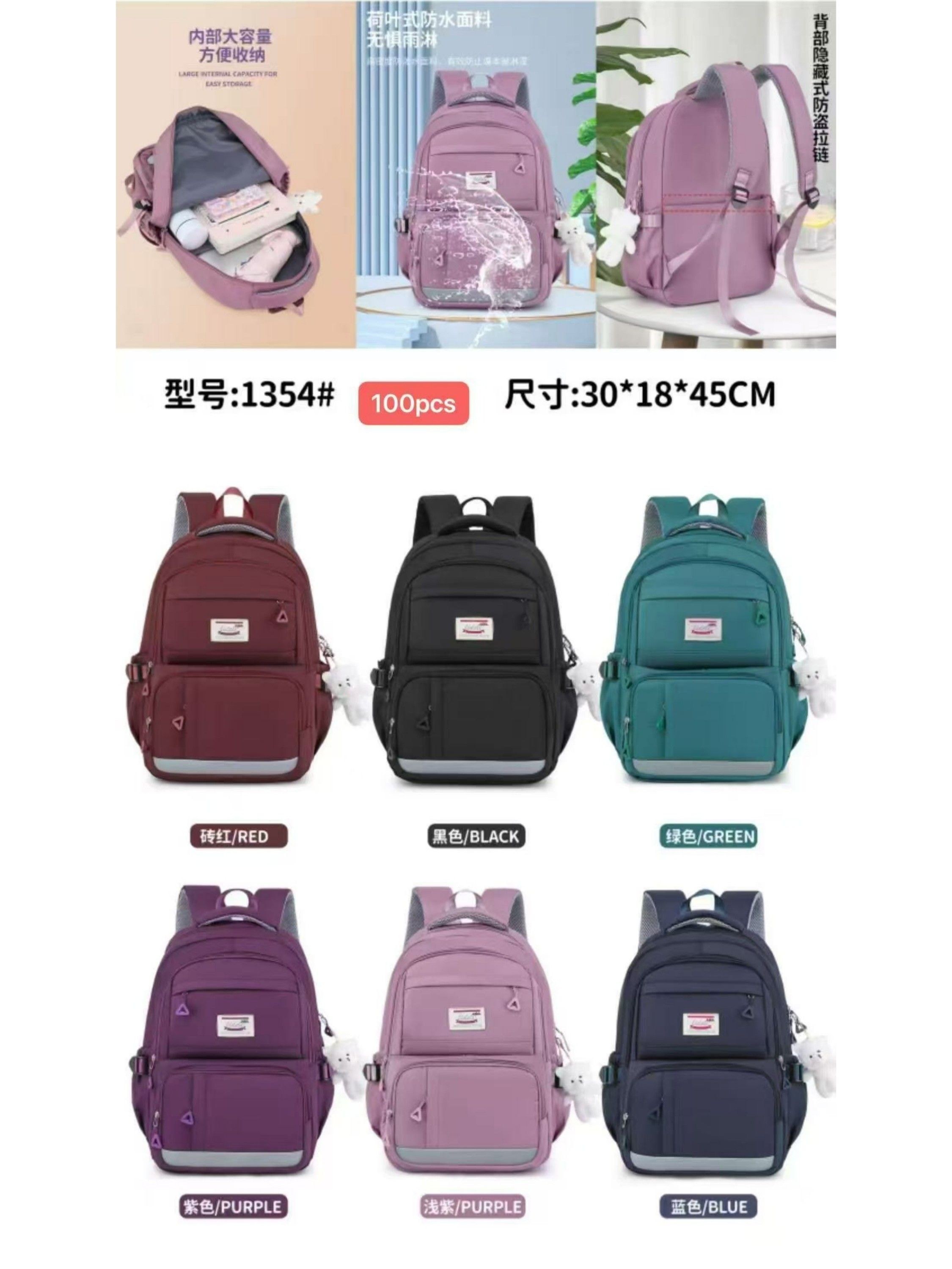 Mochila Escola impermeável grande Oscar Bolsas Modas