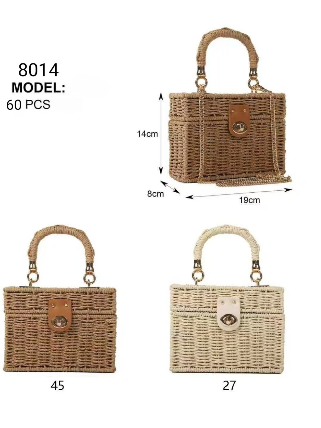 Bolsa palha praia Femininas Oscar Bolsas Modas