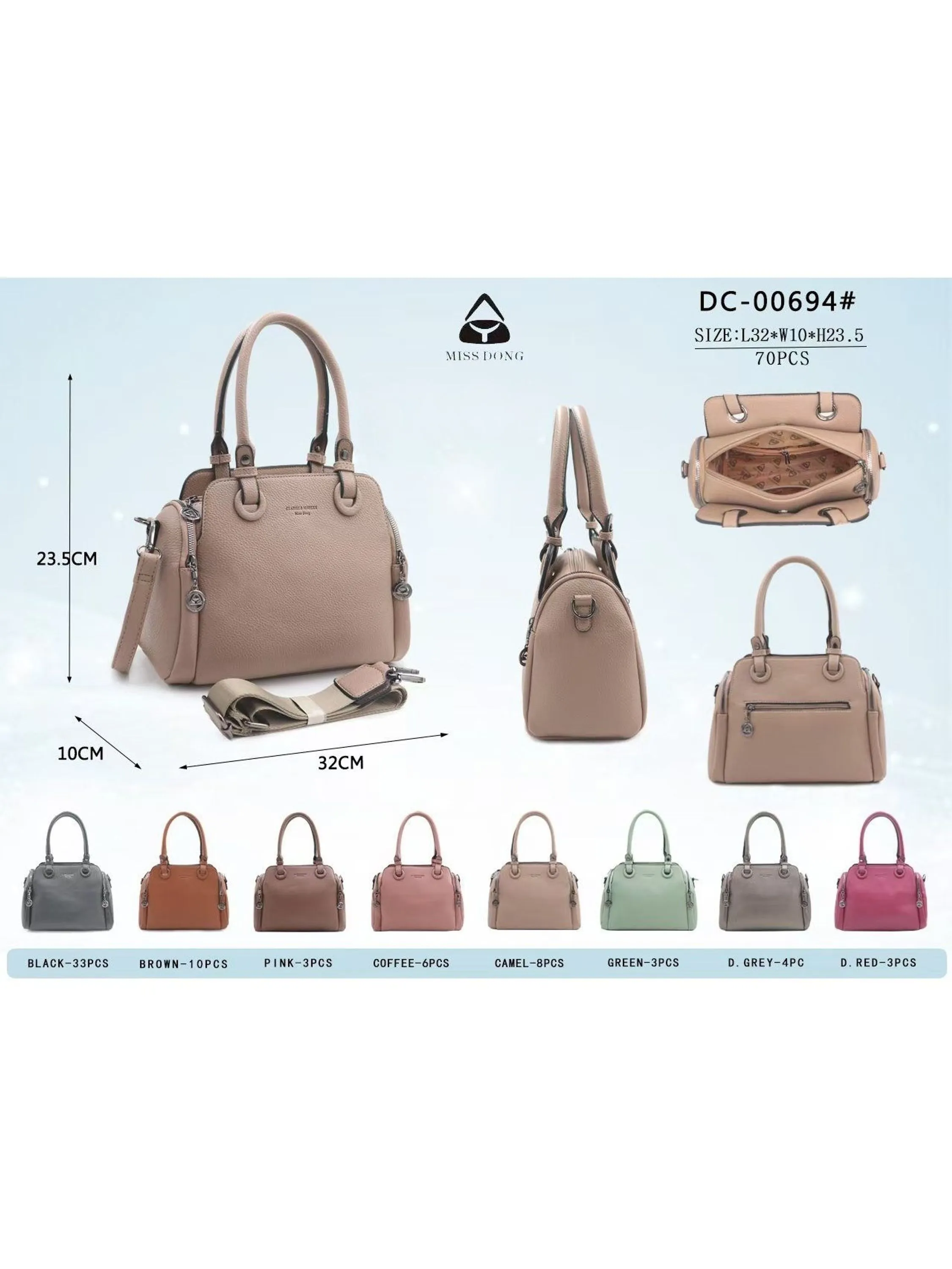 Bolsa meidia Transversal Femininas Oscar Bolsas Modas