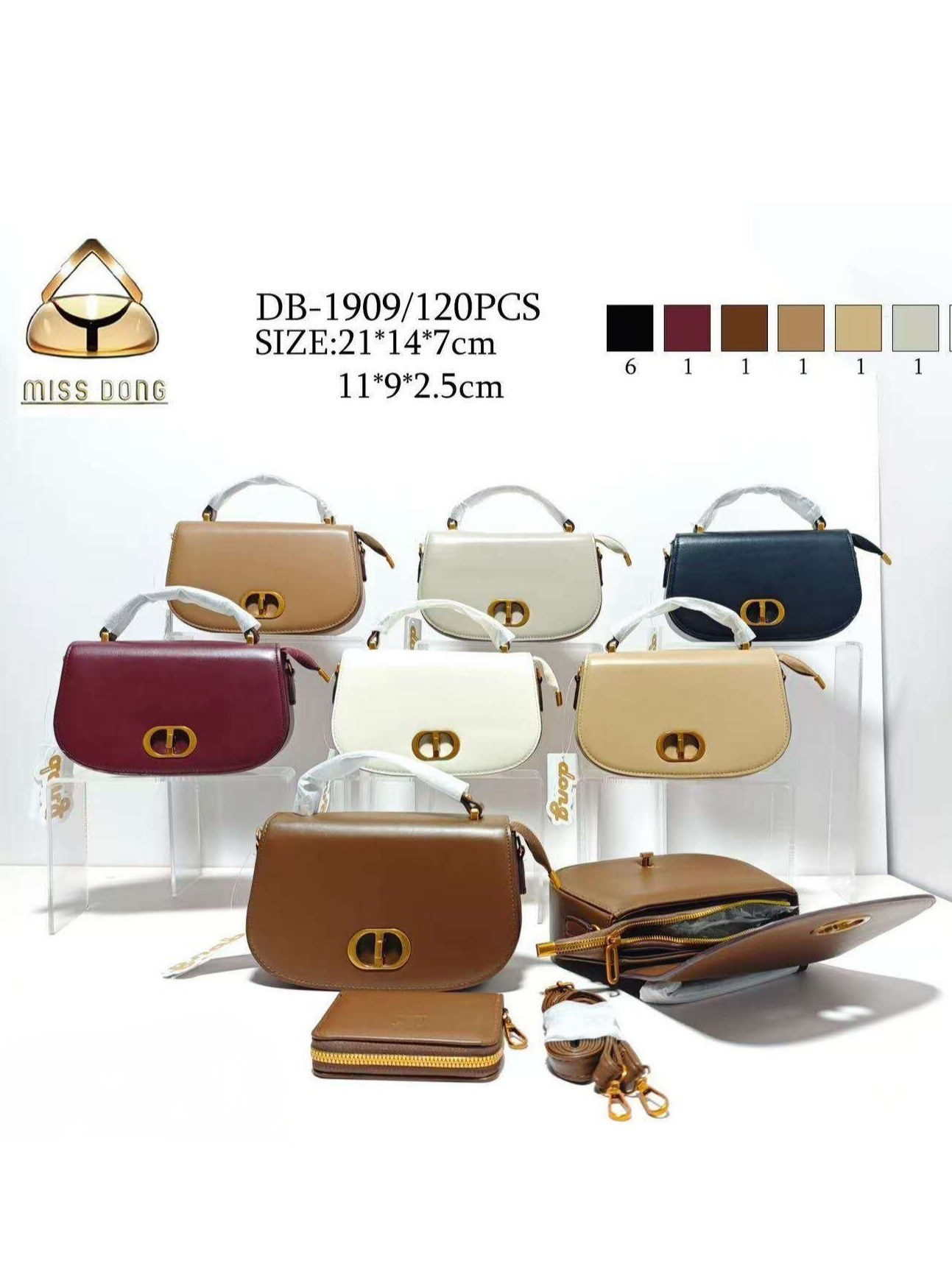 KIT3 Bolsa Pequena Transversal Oscar Bolsas Modas