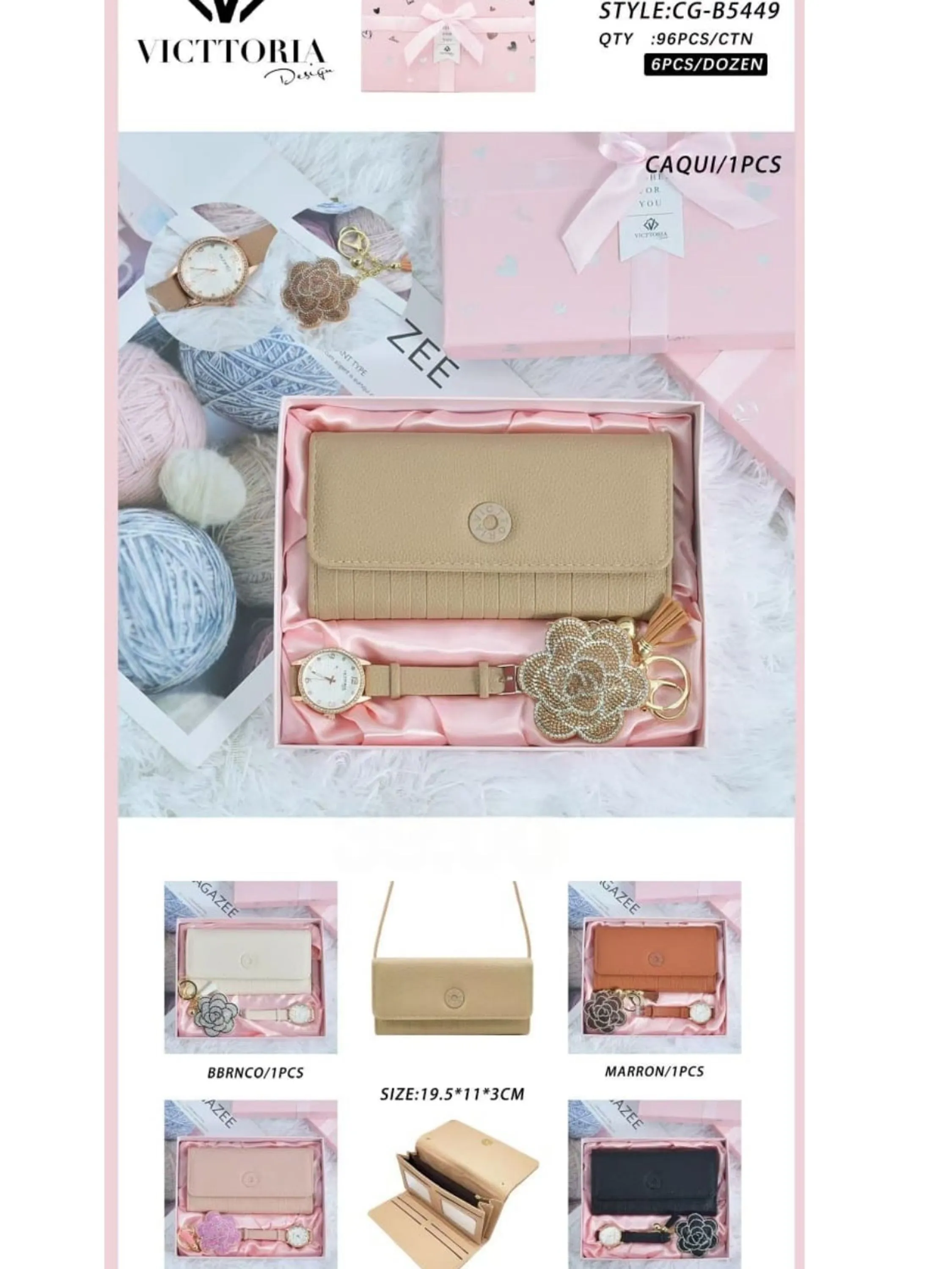 KIT Caixa de presente Oscar Bolsas Modas