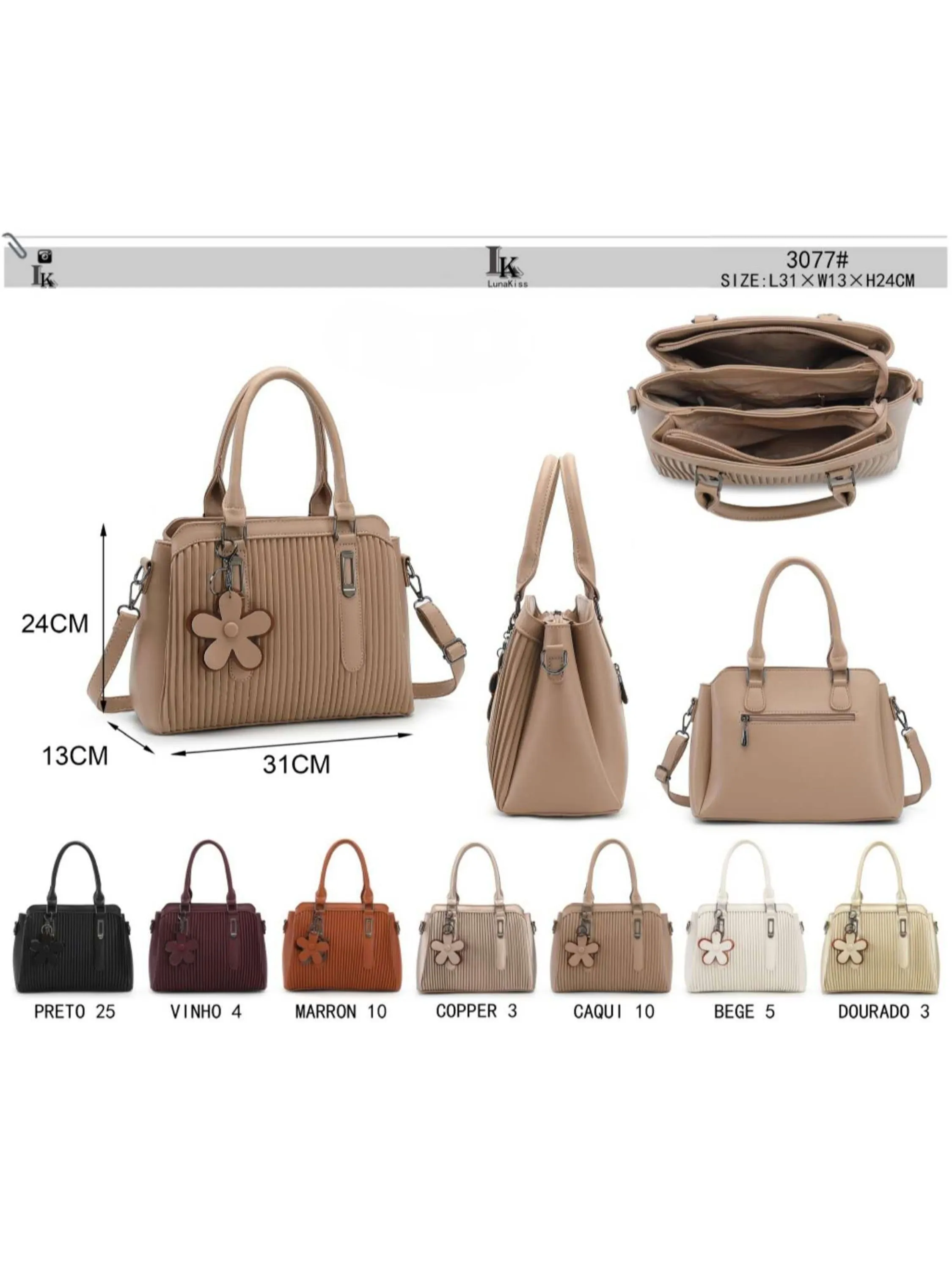 Bolsa Meidia Transversal Femininas Oscar Bolsas Modas