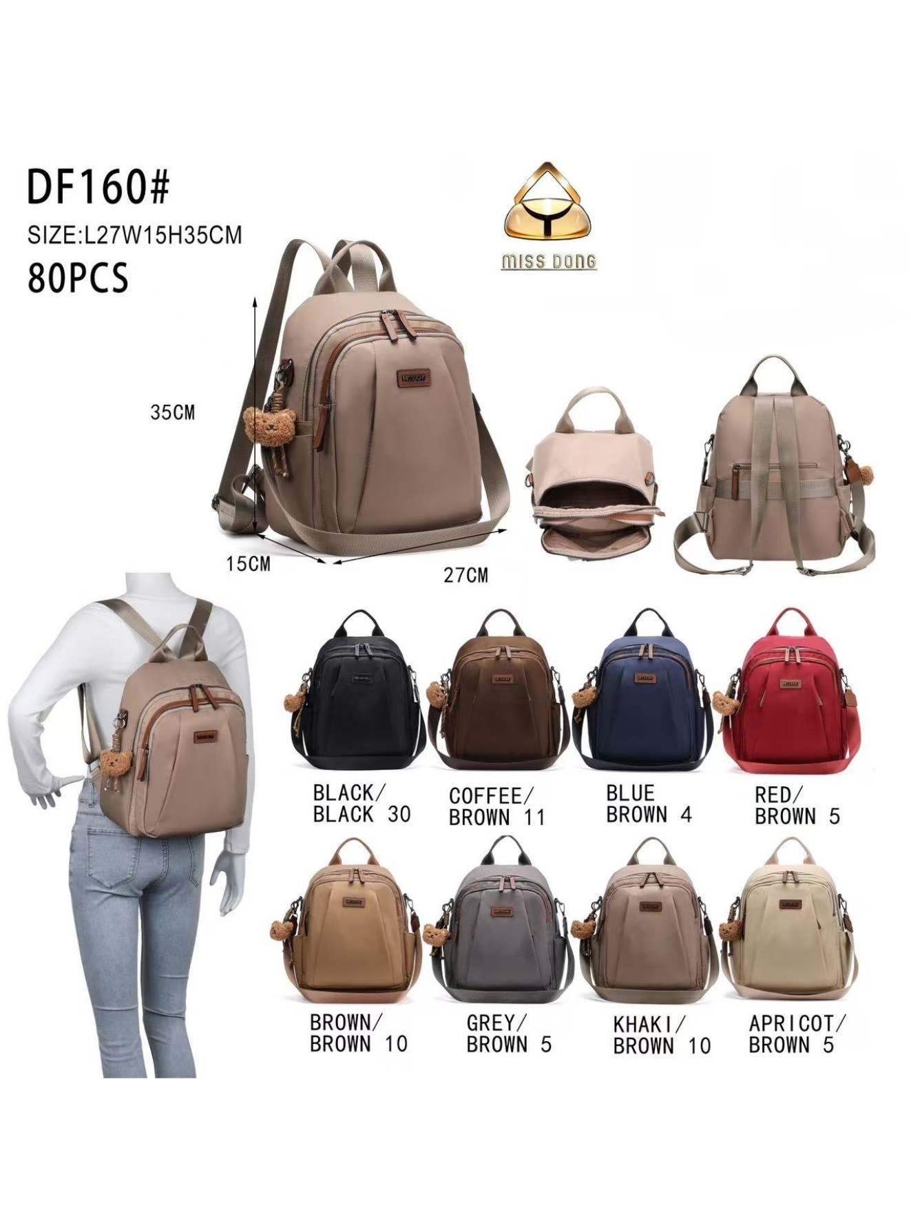 Mochila meidia impermeável   Oscar Bolsas Modas