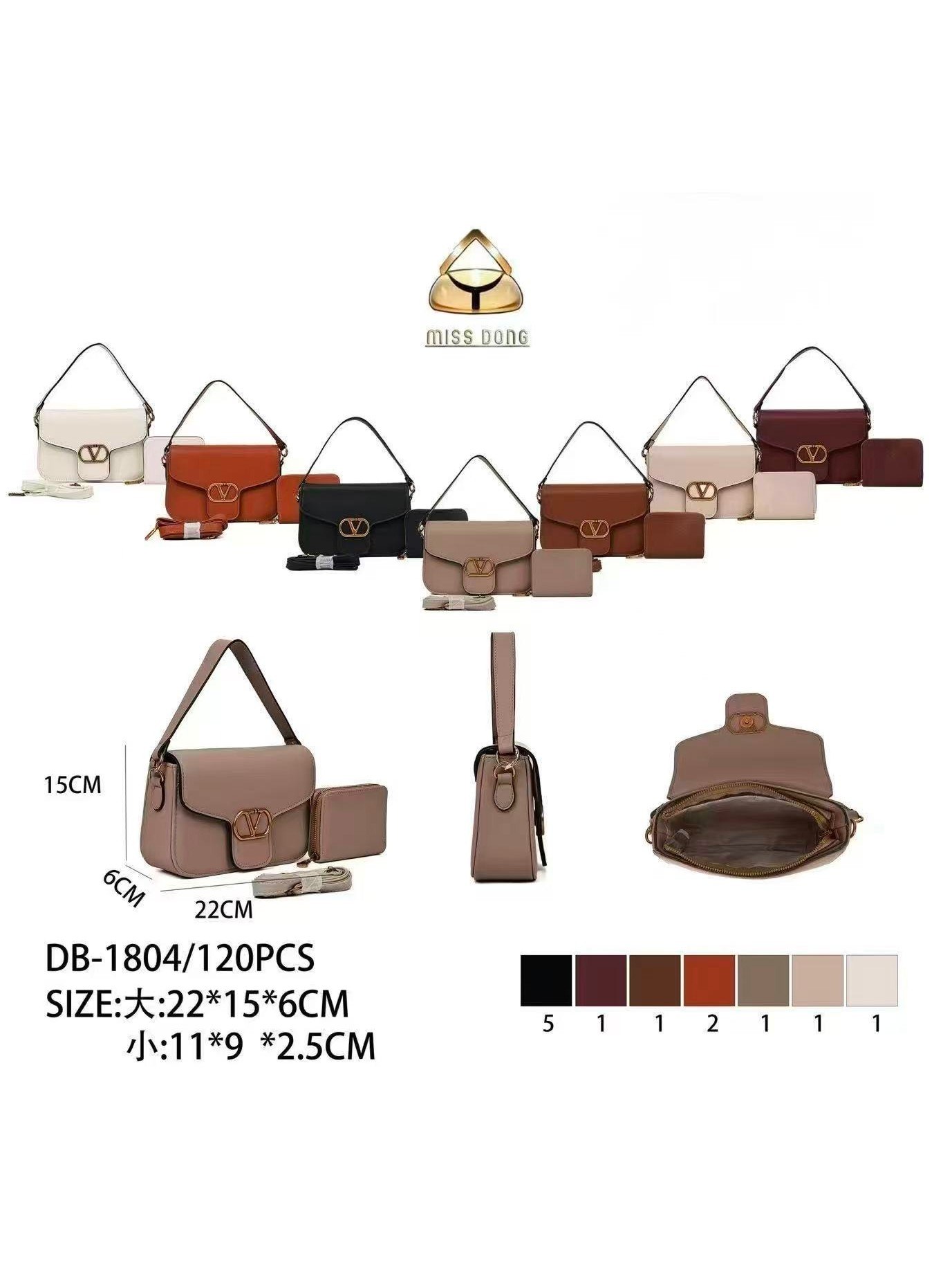 KIT3 Bolsa Pequena Transversal Oscar Bolsas Modas