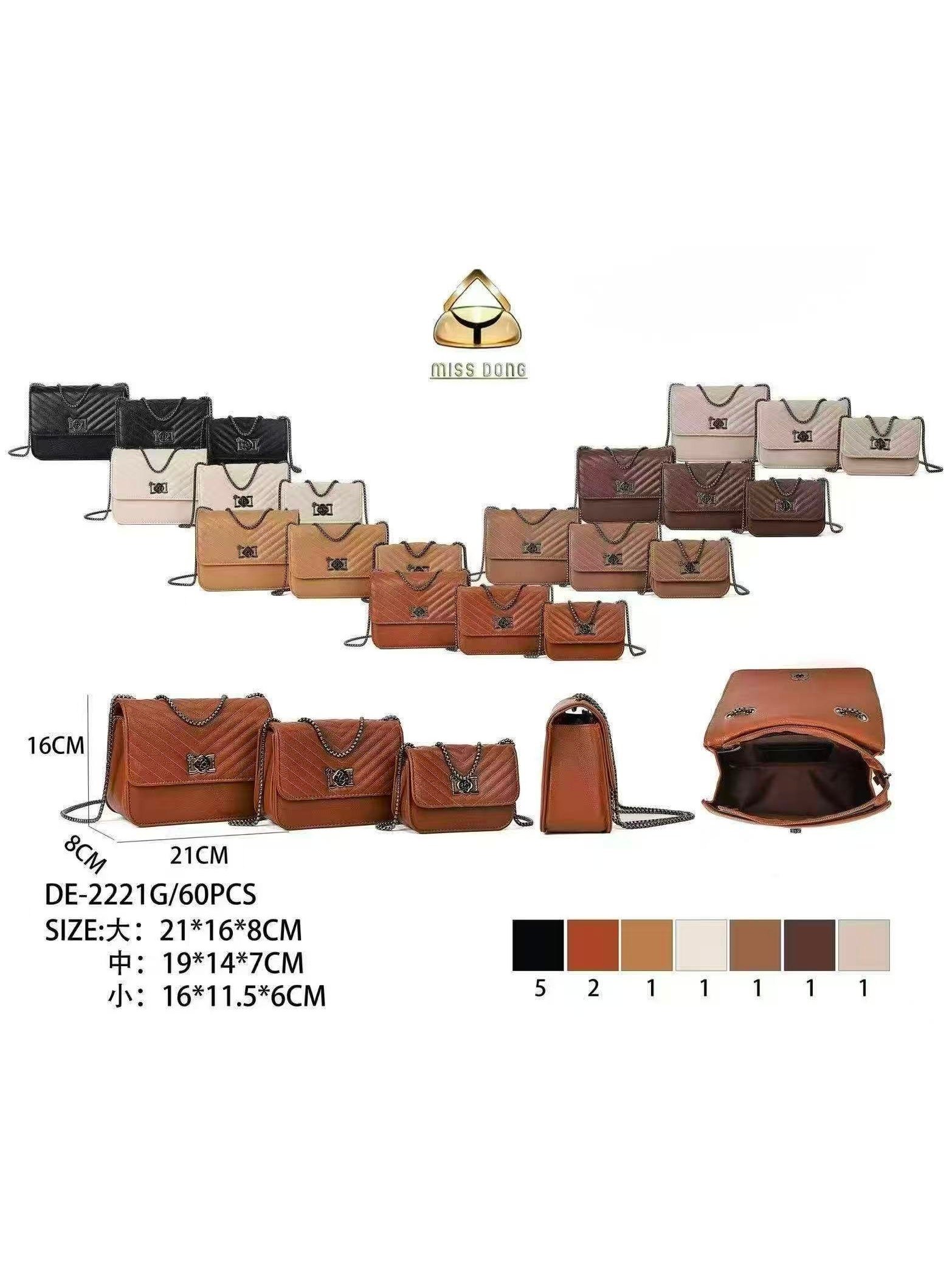 KIT3 Bolsa Pequena Transversal Oscar Bolsas Modas