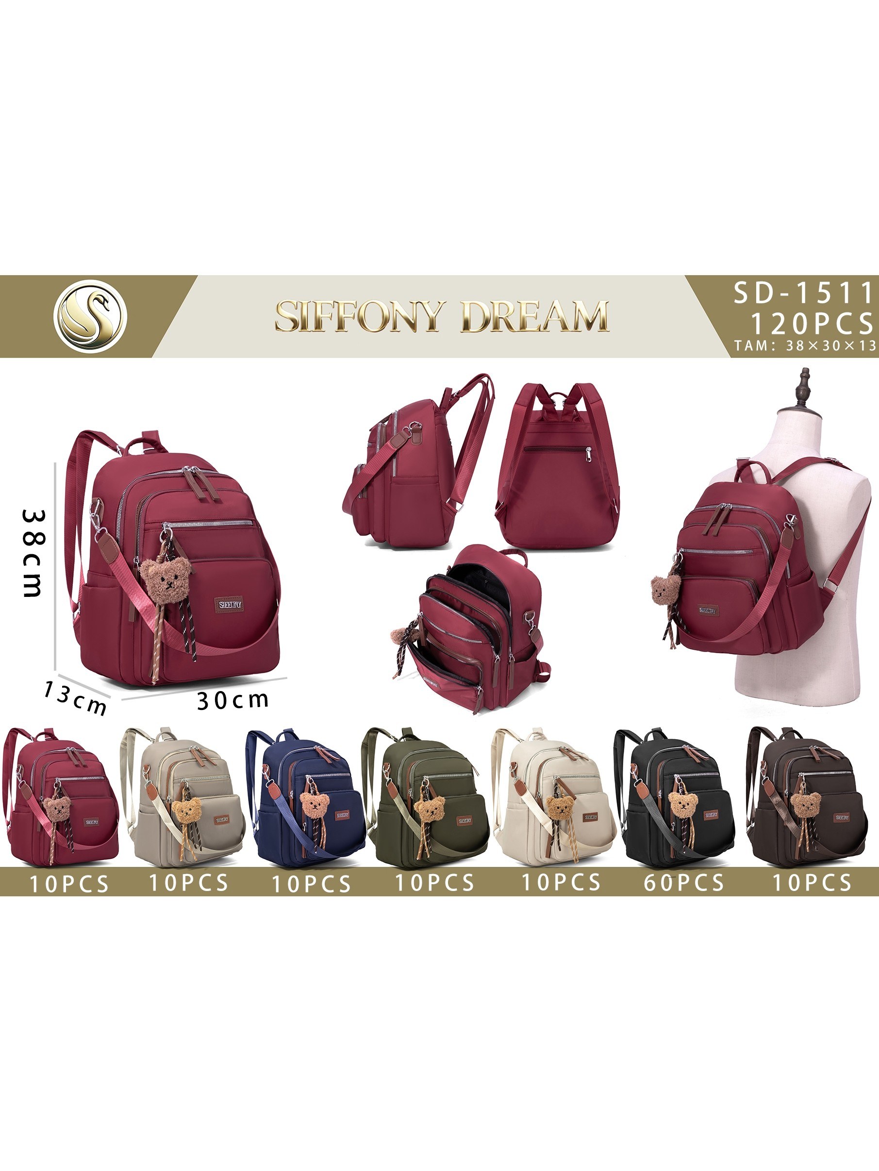 Mochila impermeável  Oscar Bolsas Modas