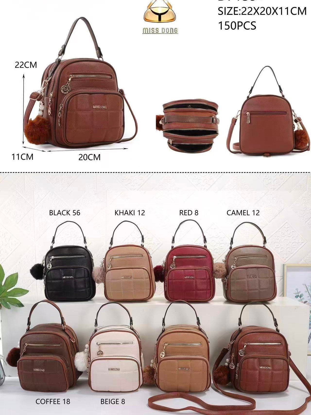 Bolsa vira mochila pequena Transversal Oscar Bolsas Modas