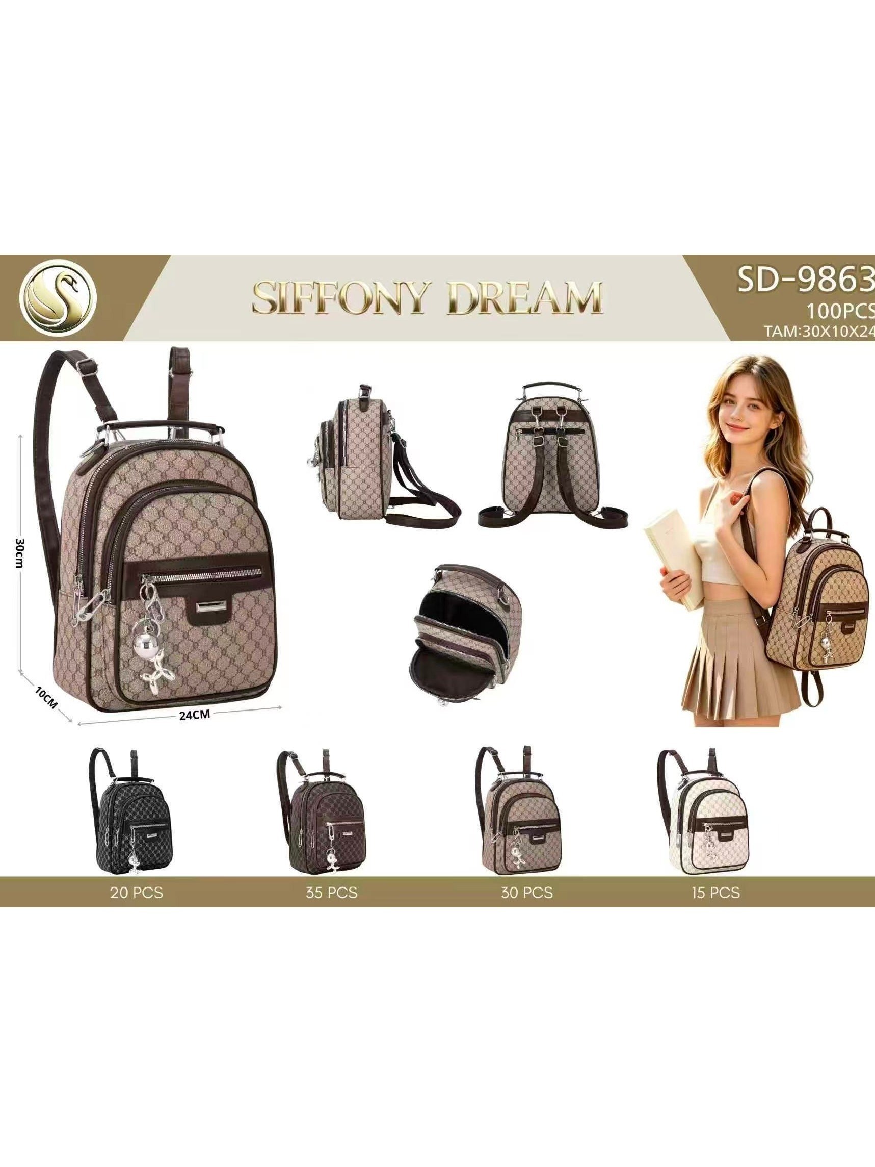 Mochila Pequena Femininas Oscar Bolsas Modas