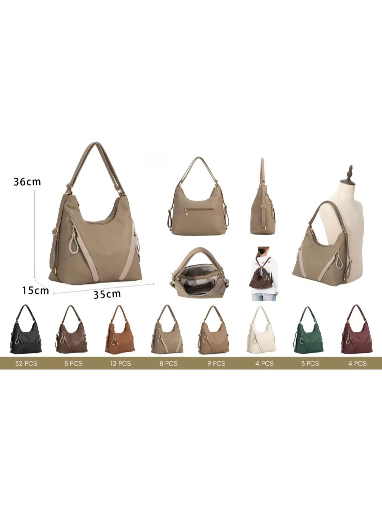 Bolsa vira mochila Femininas Oscar Bolsas Modas