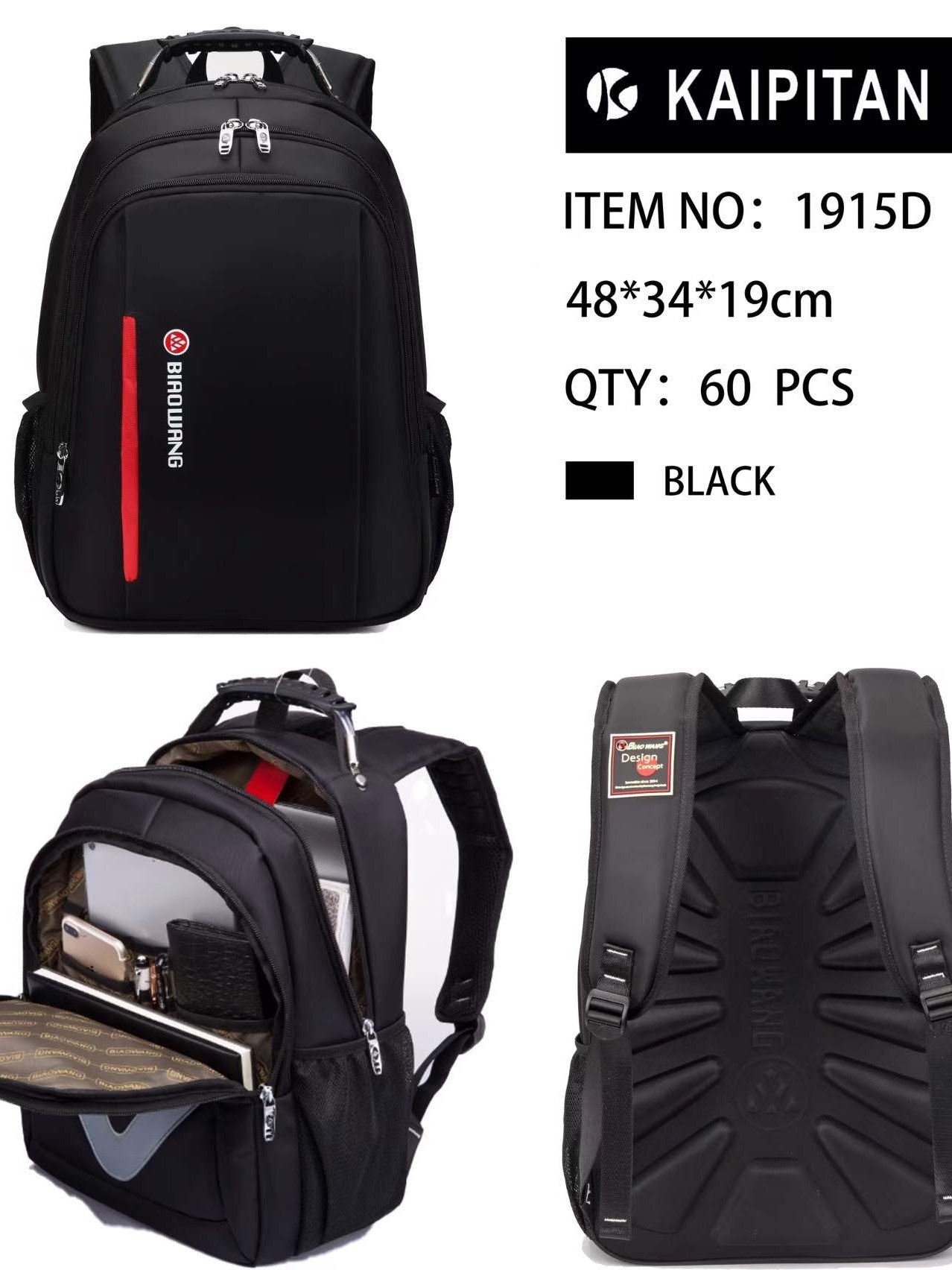Mochila masculino feminino 1915D