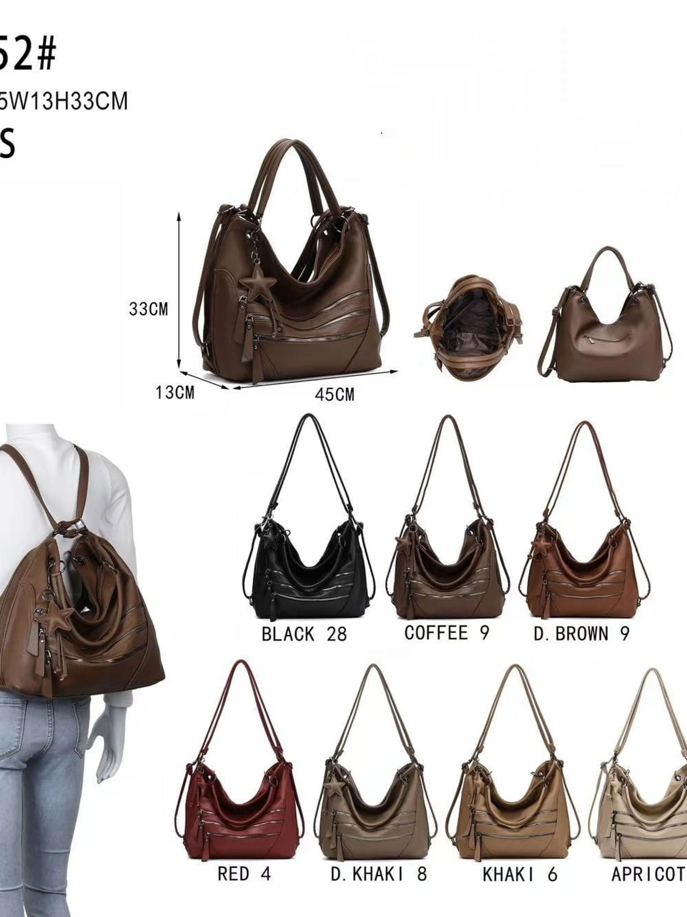 Bolsa saco feminina,DF152#