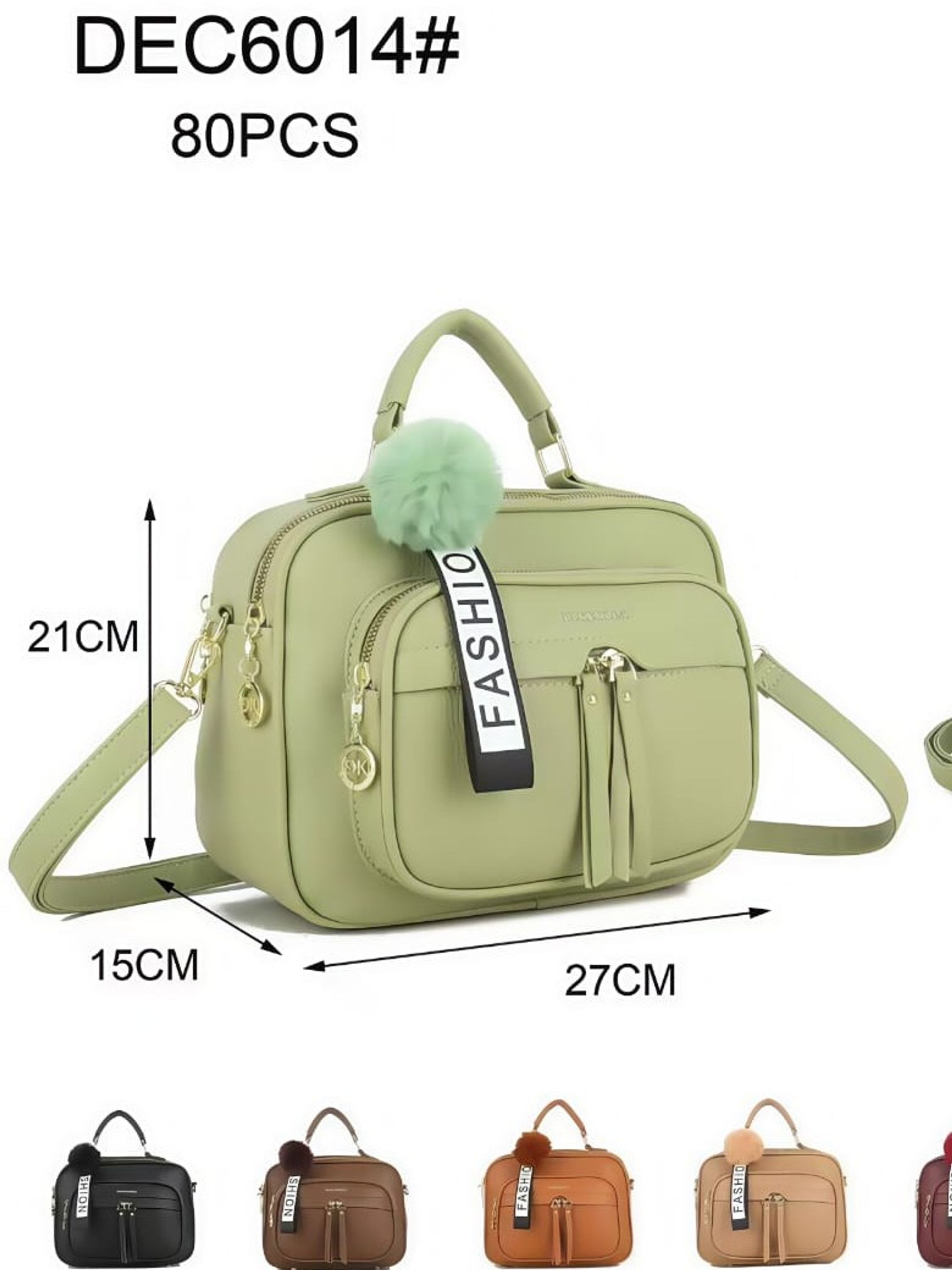 Bolsa Feminina média transversal Baú Tiracolo 6014#