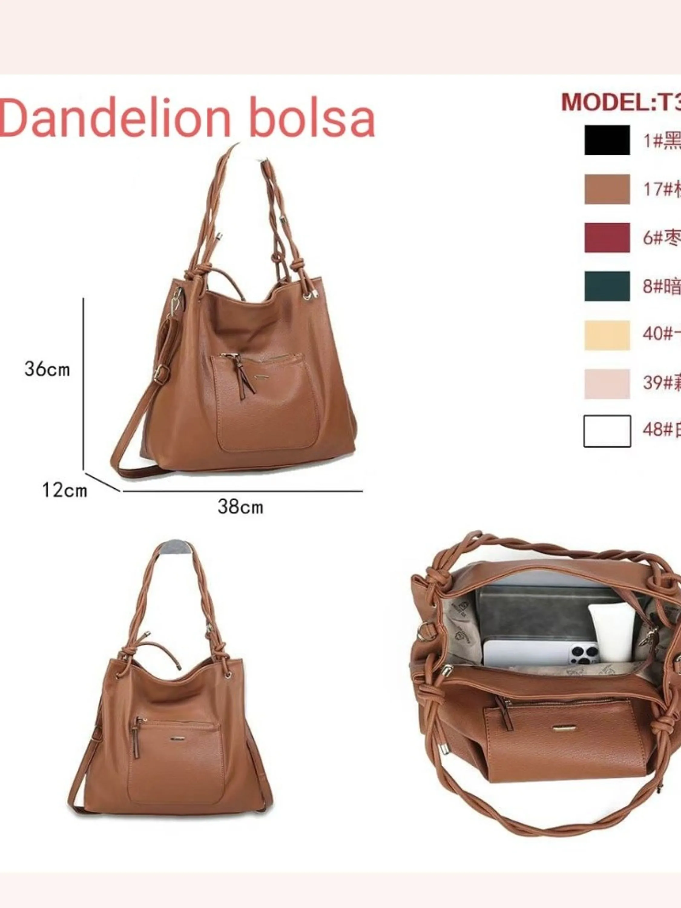 bolsa feminina grande 38809#