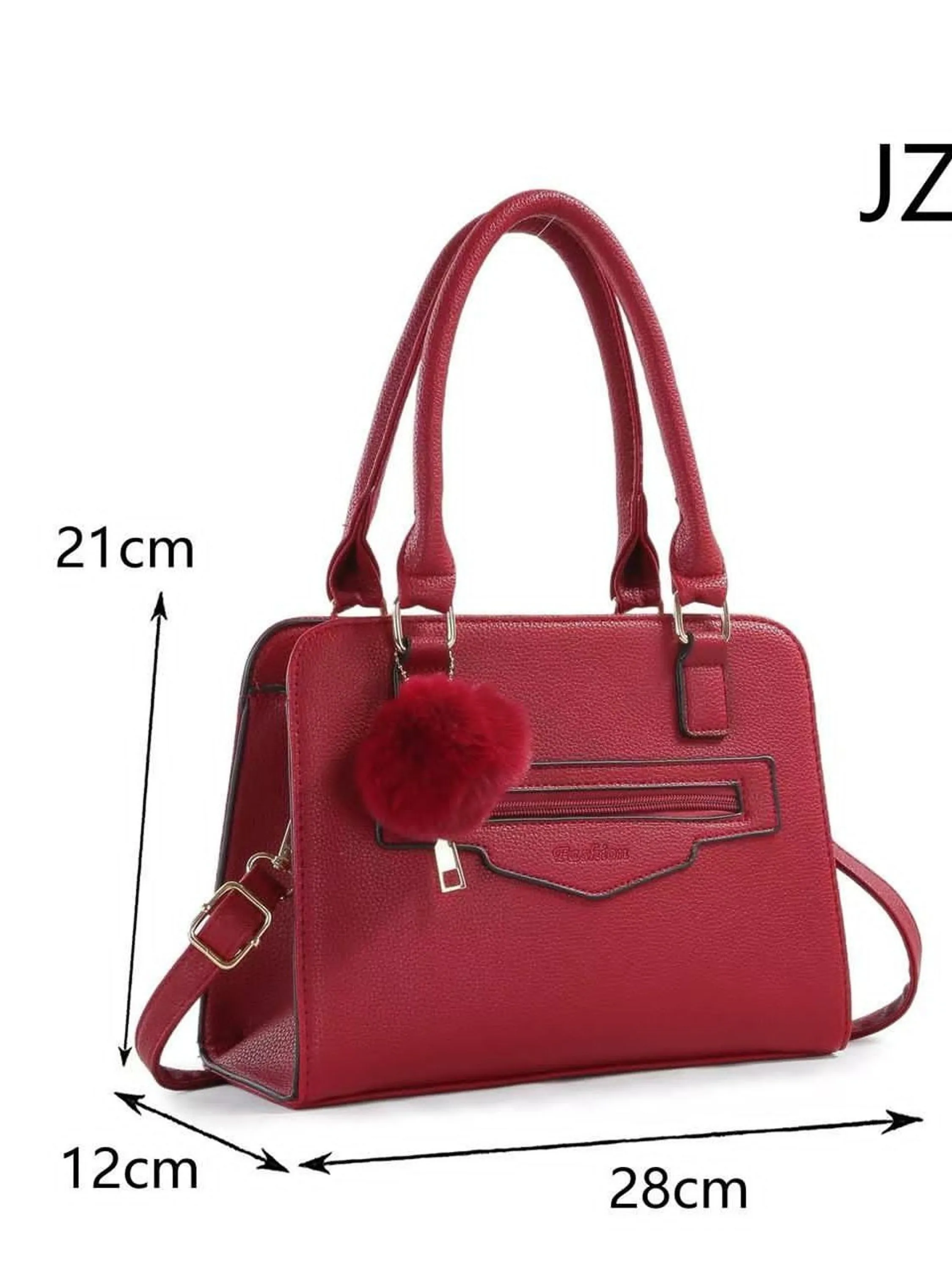 Bolsa feminina média transversal com alça Dupla 2010#