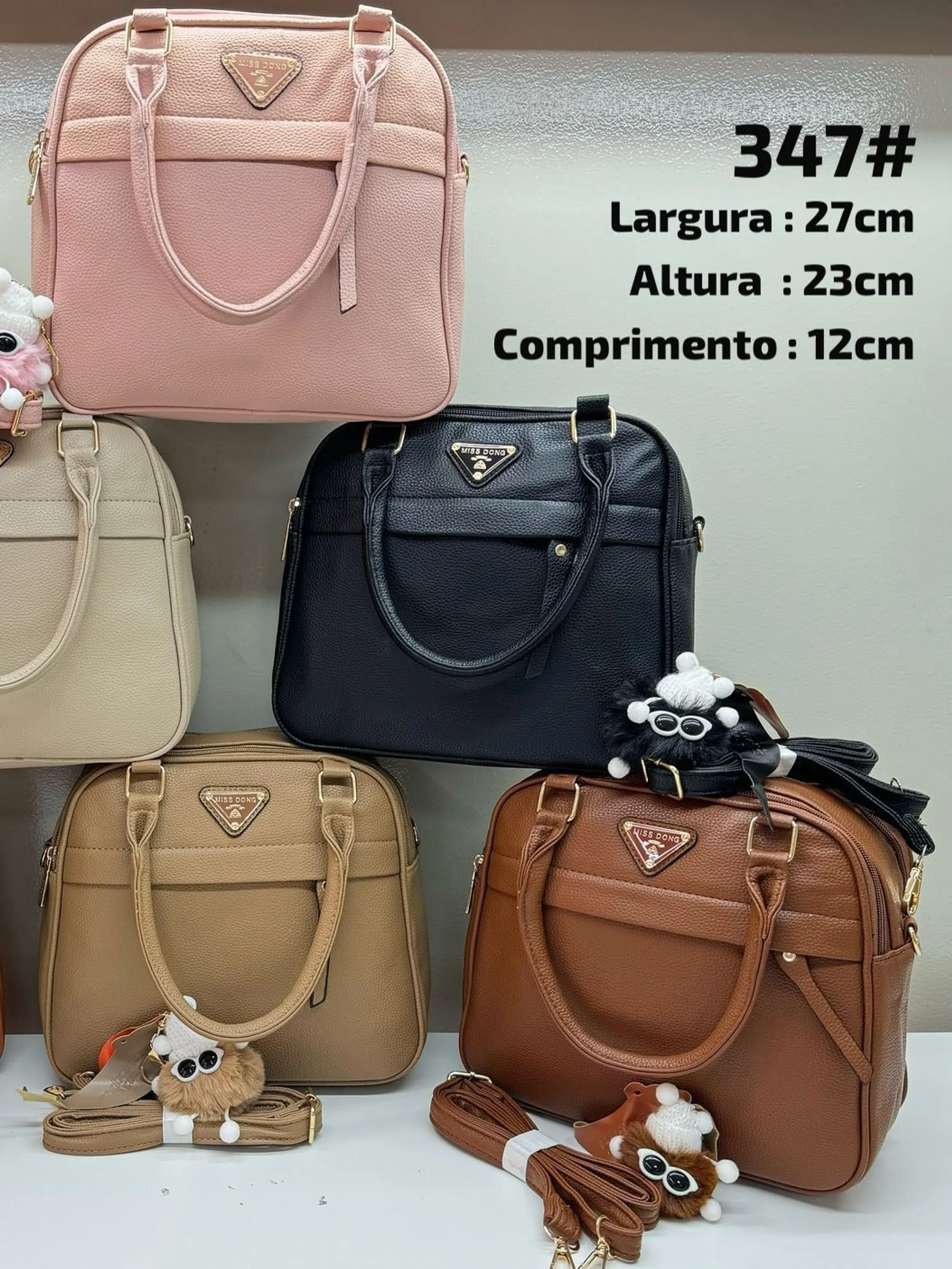 Bolsa Bau com 3 alças 347#