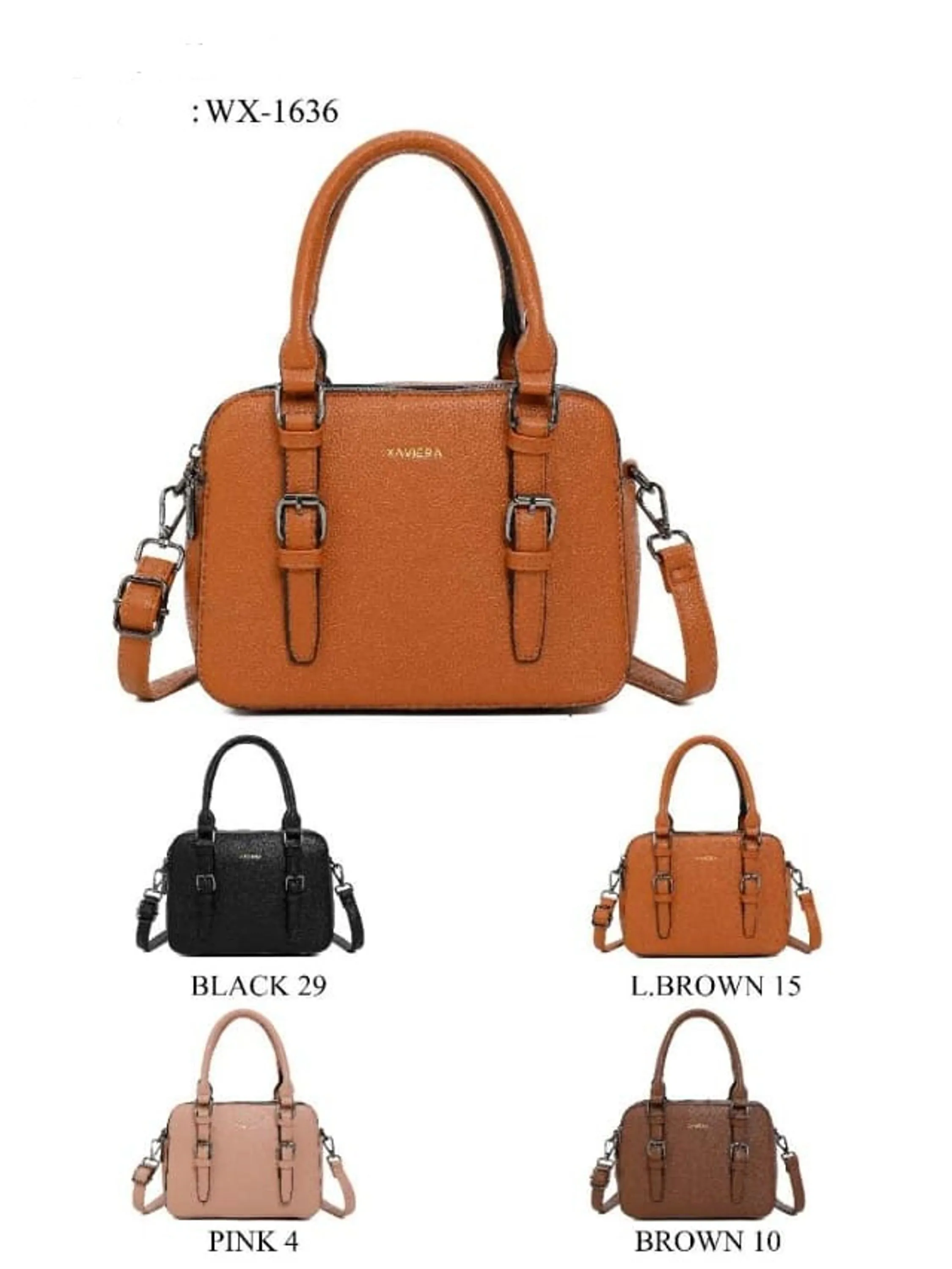 Bolsa bau feminina transversal casual 1636#