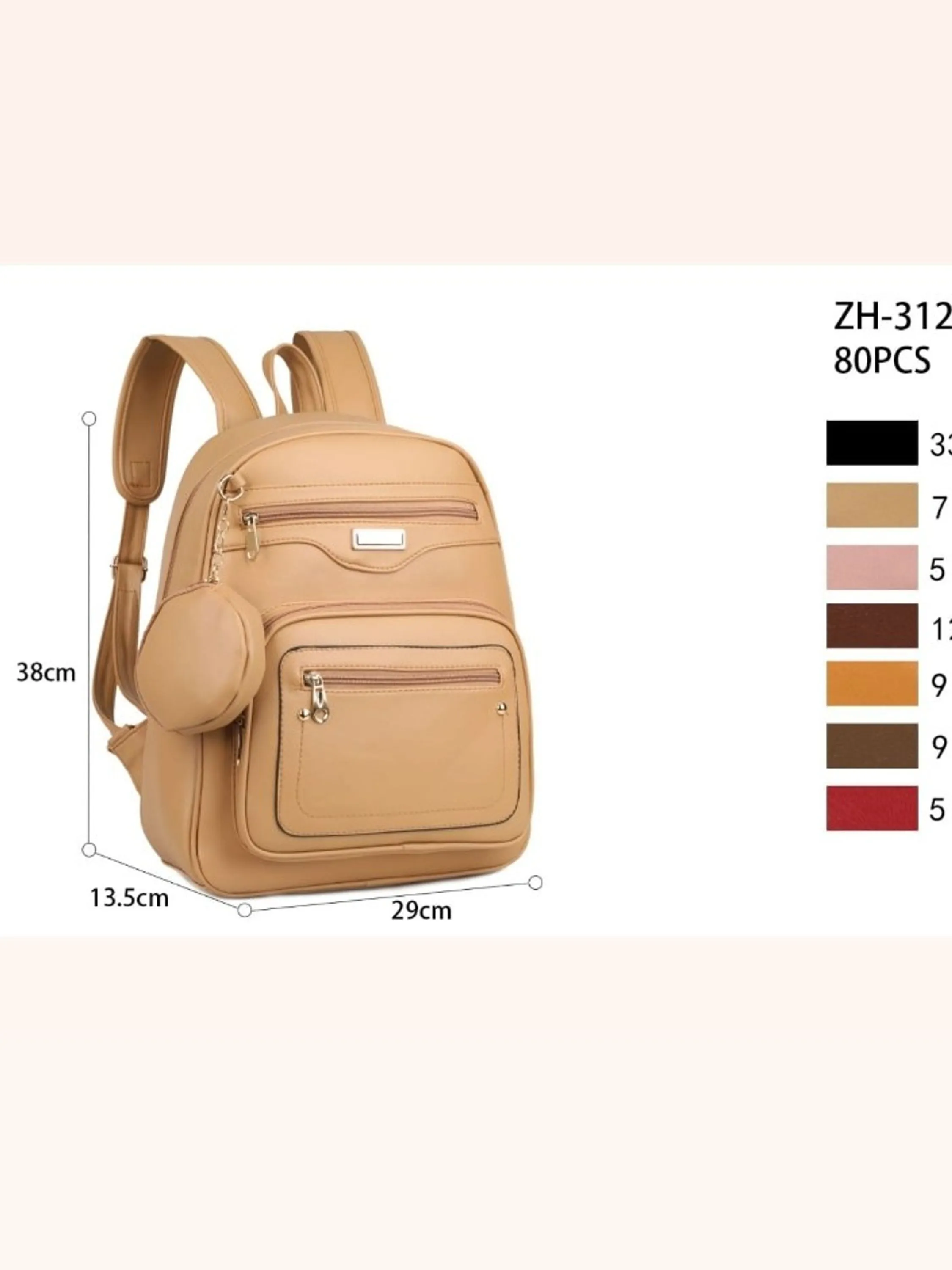 mochila feminina 312#