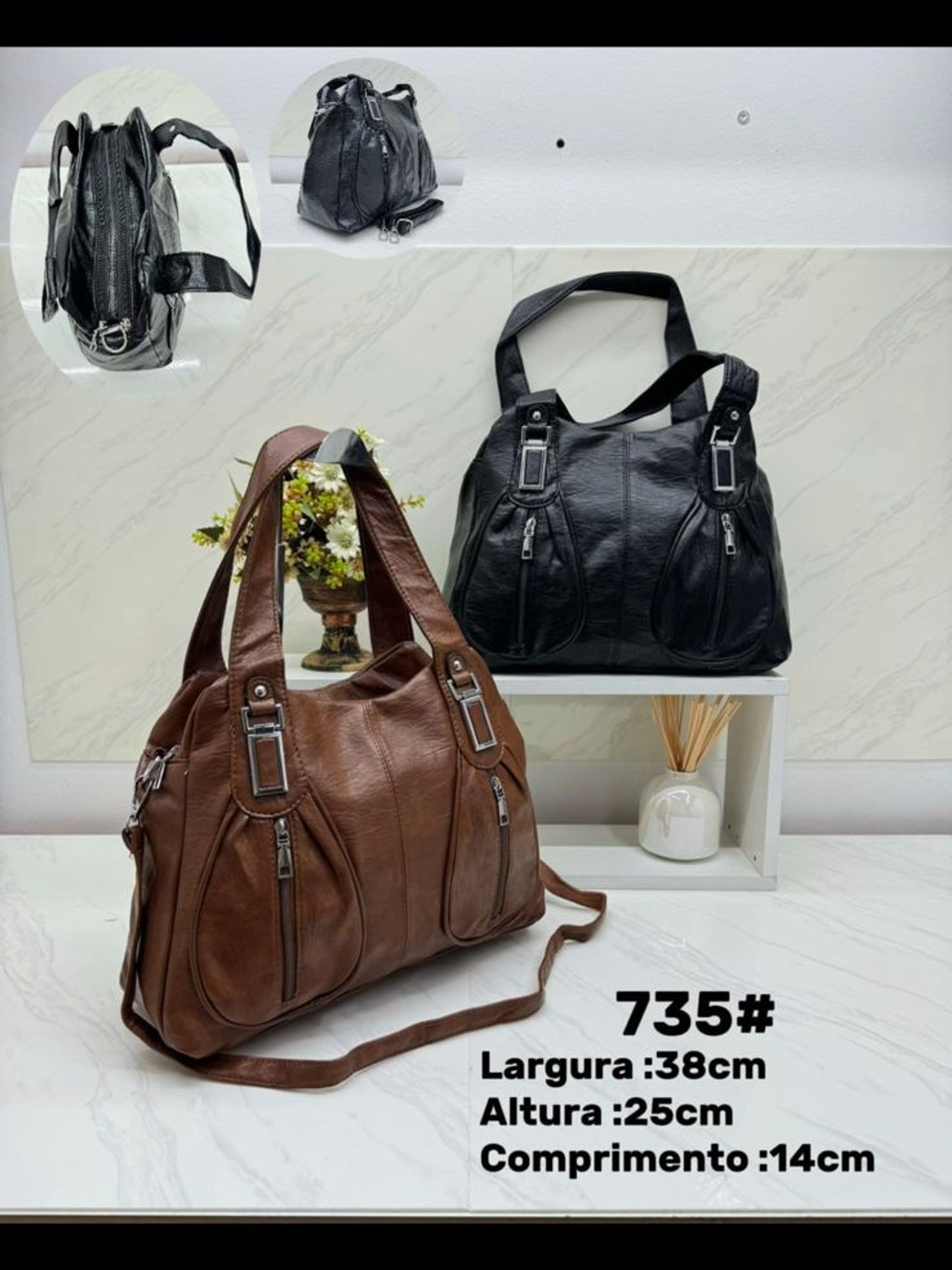 Bolsa de Trabalho Transversal ombro para mulheres 735/9837#