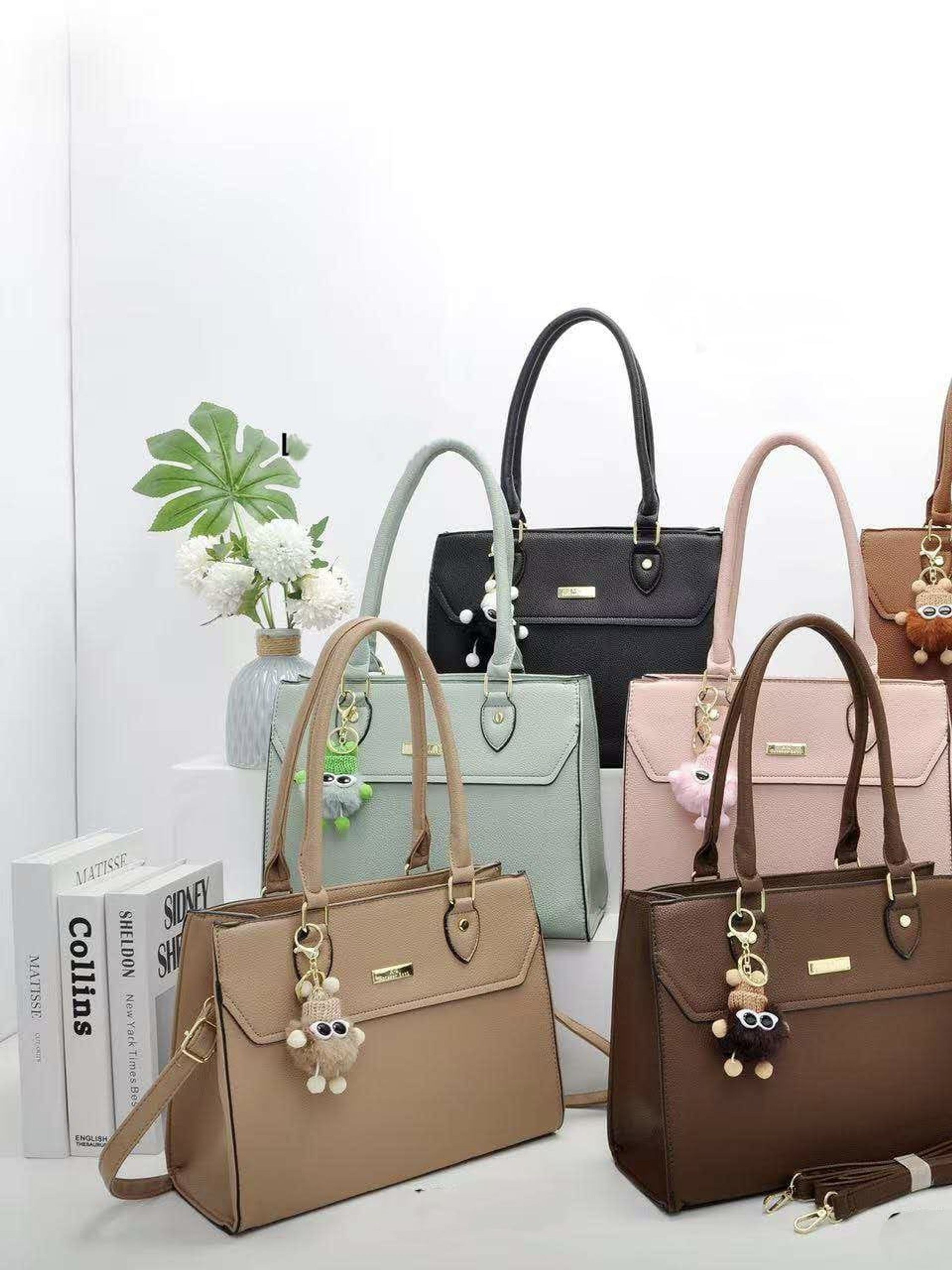 Bolsa Feminina grande espaçosa Trabalho Transversal H018#