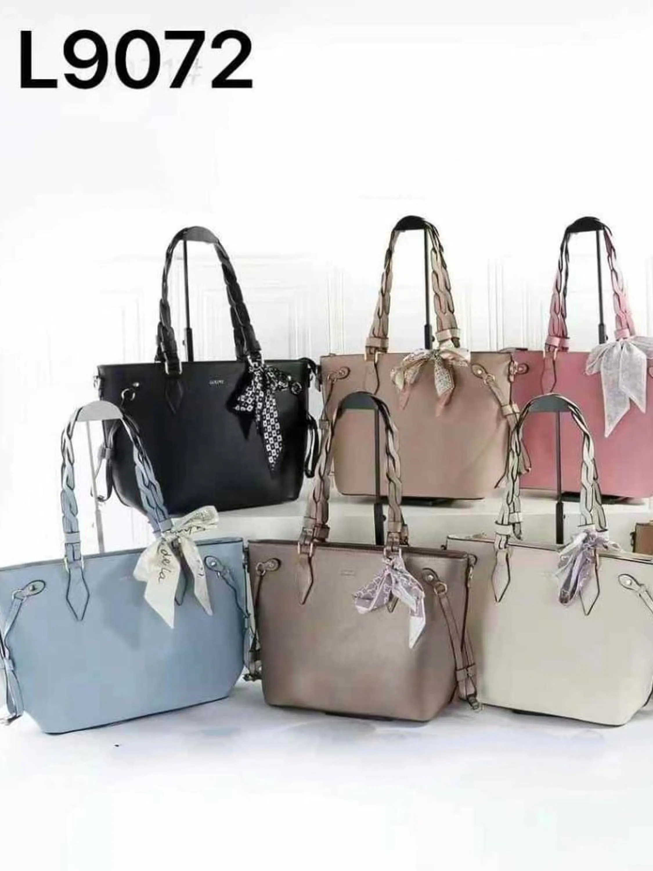 Bolsa feminina grande com laço 9072#