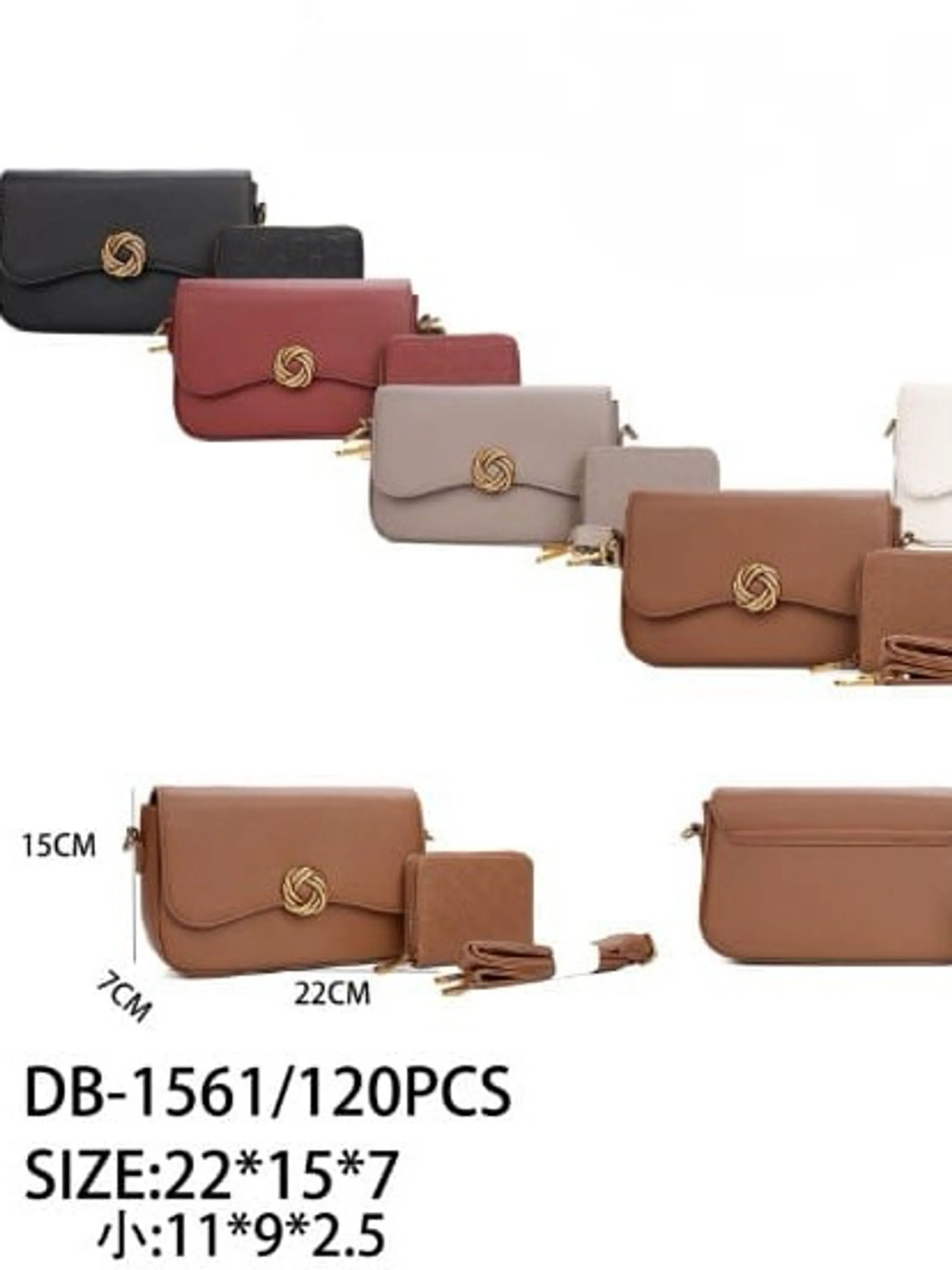 Bolsa feminina com carteita DB-1561