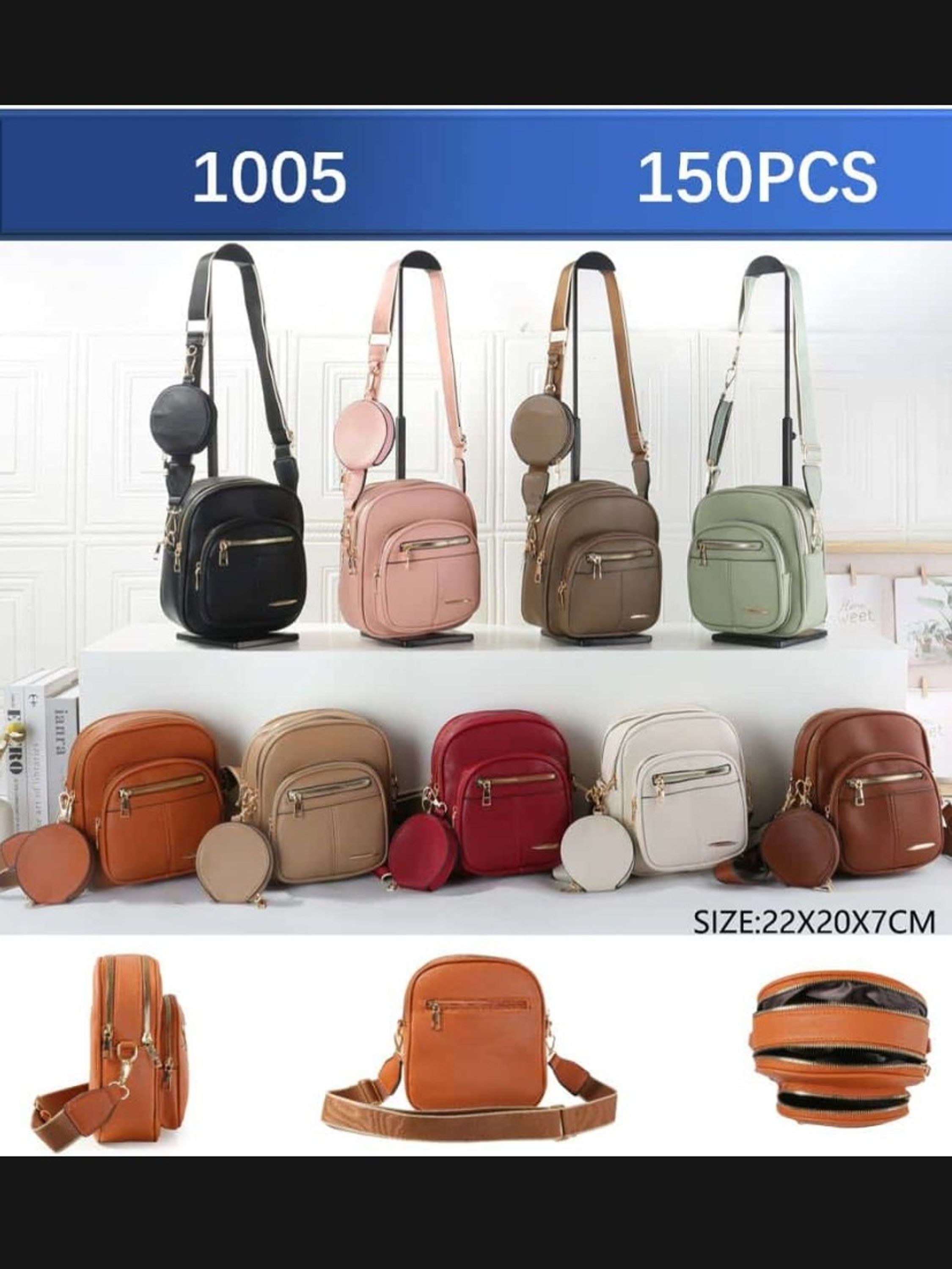 bolsa feminina com bolsinha 1020#