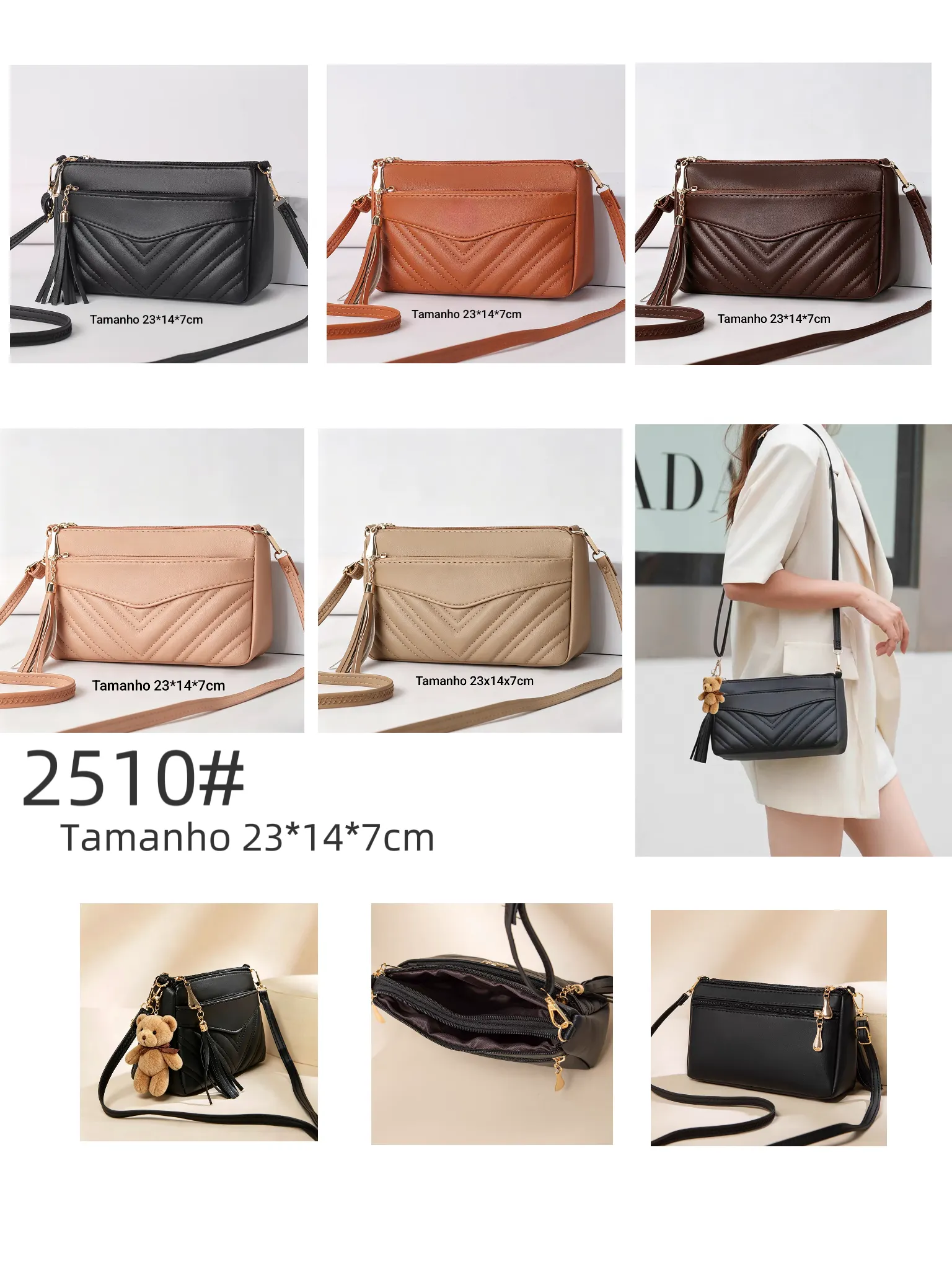 Bolsa feminina ombro 2510#