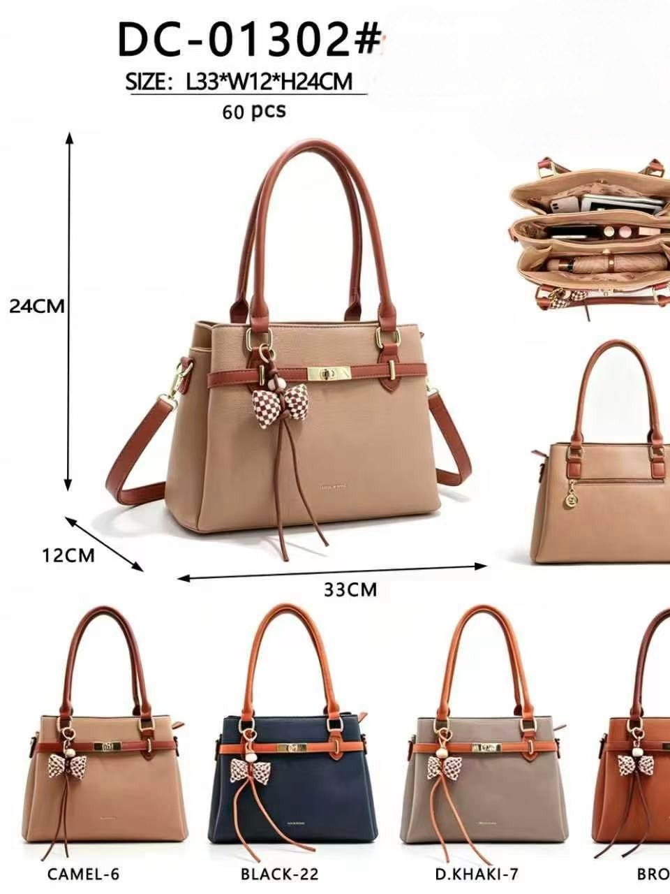 Bolsa feminina ombro transversal com chaveiro 01302#