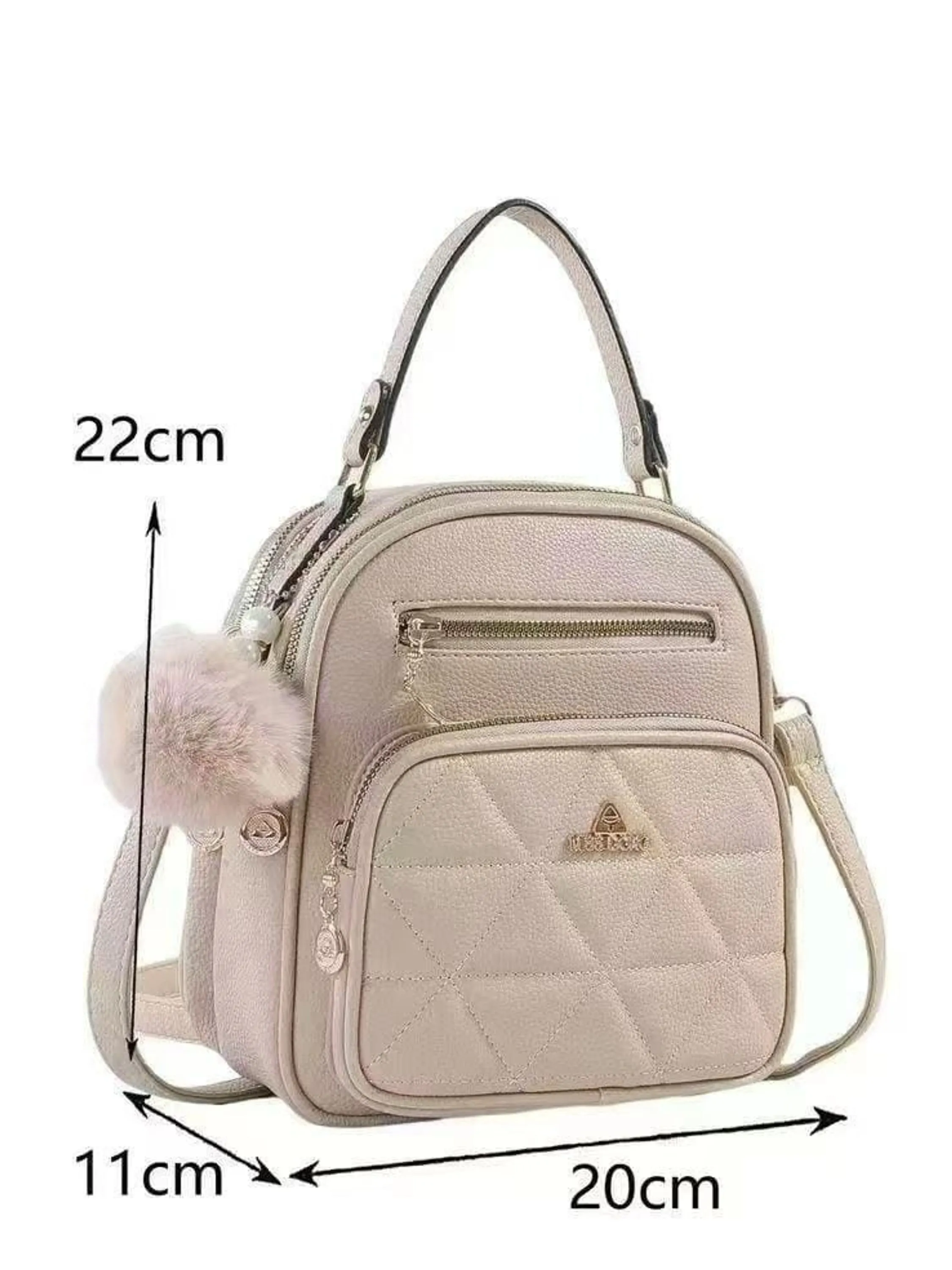 Bolsa feminina transversal media 305-A#