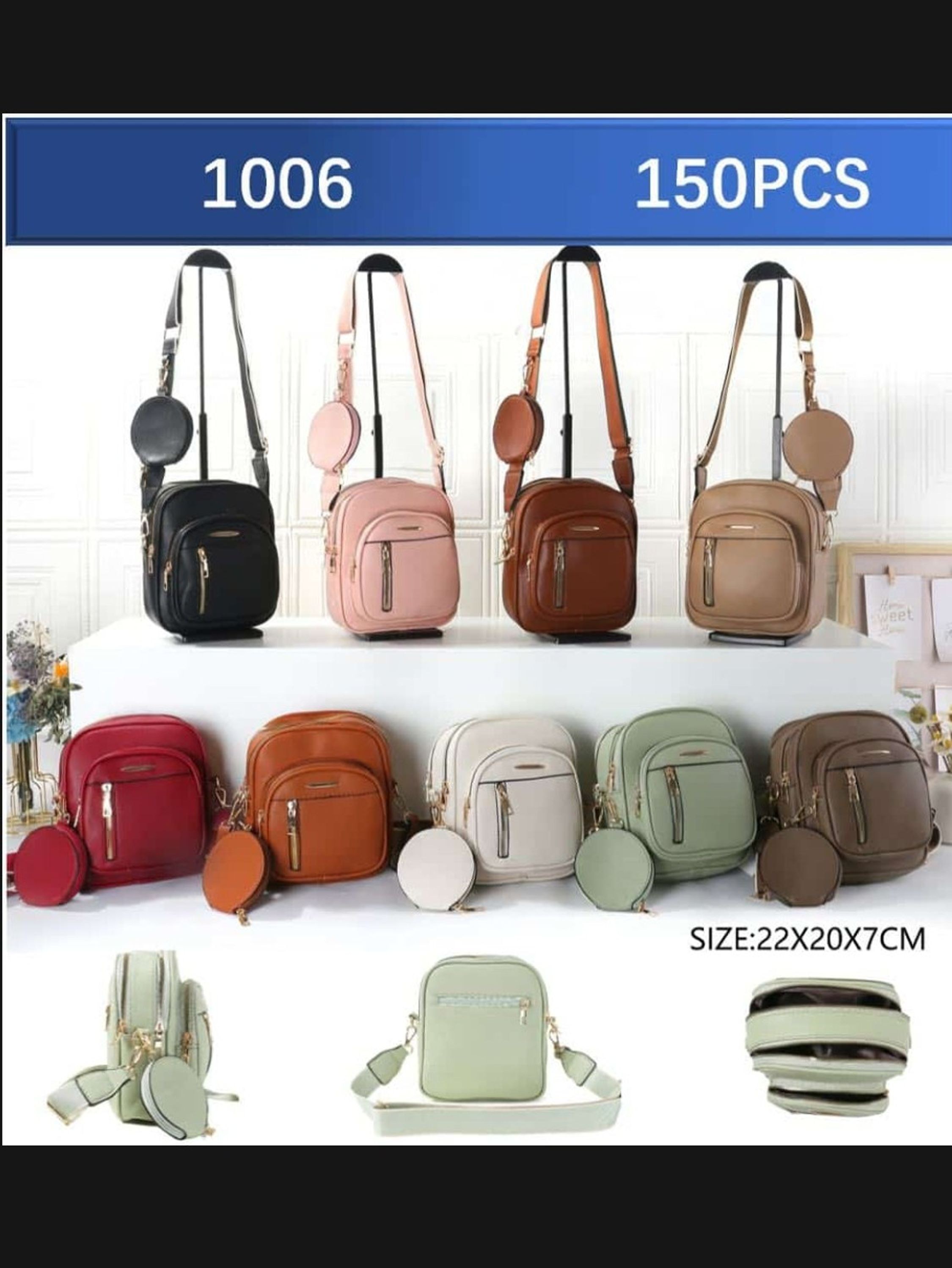 bolsa feminina com bolsinha 1019#