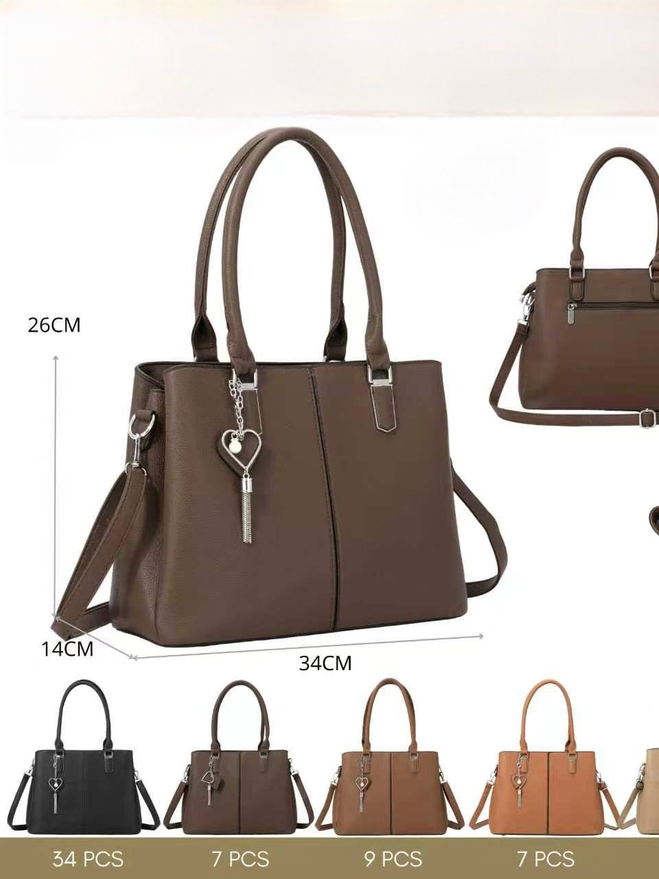 Bolsa feminina transversal com chave 8012#