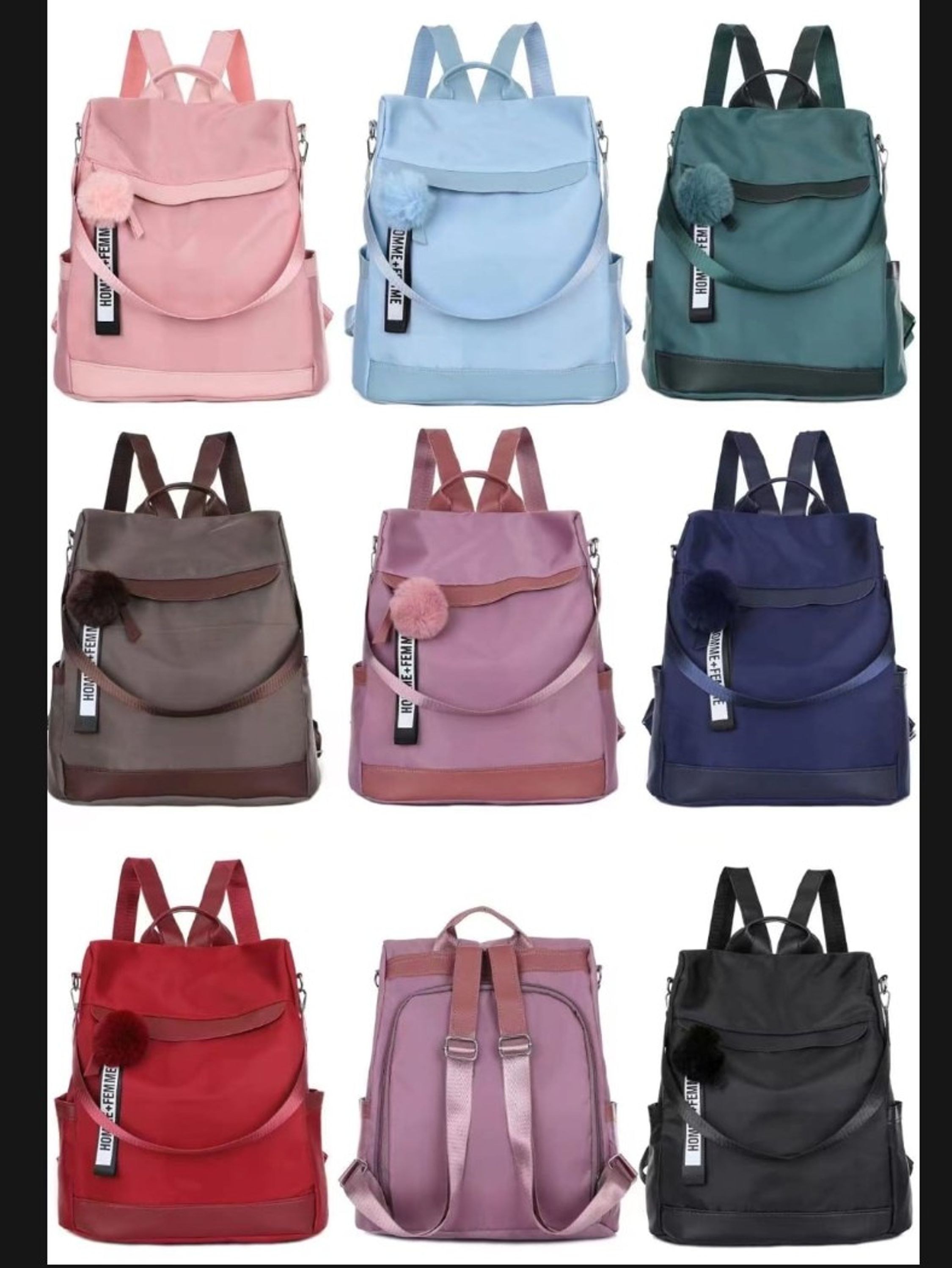 mochila feminina 355#