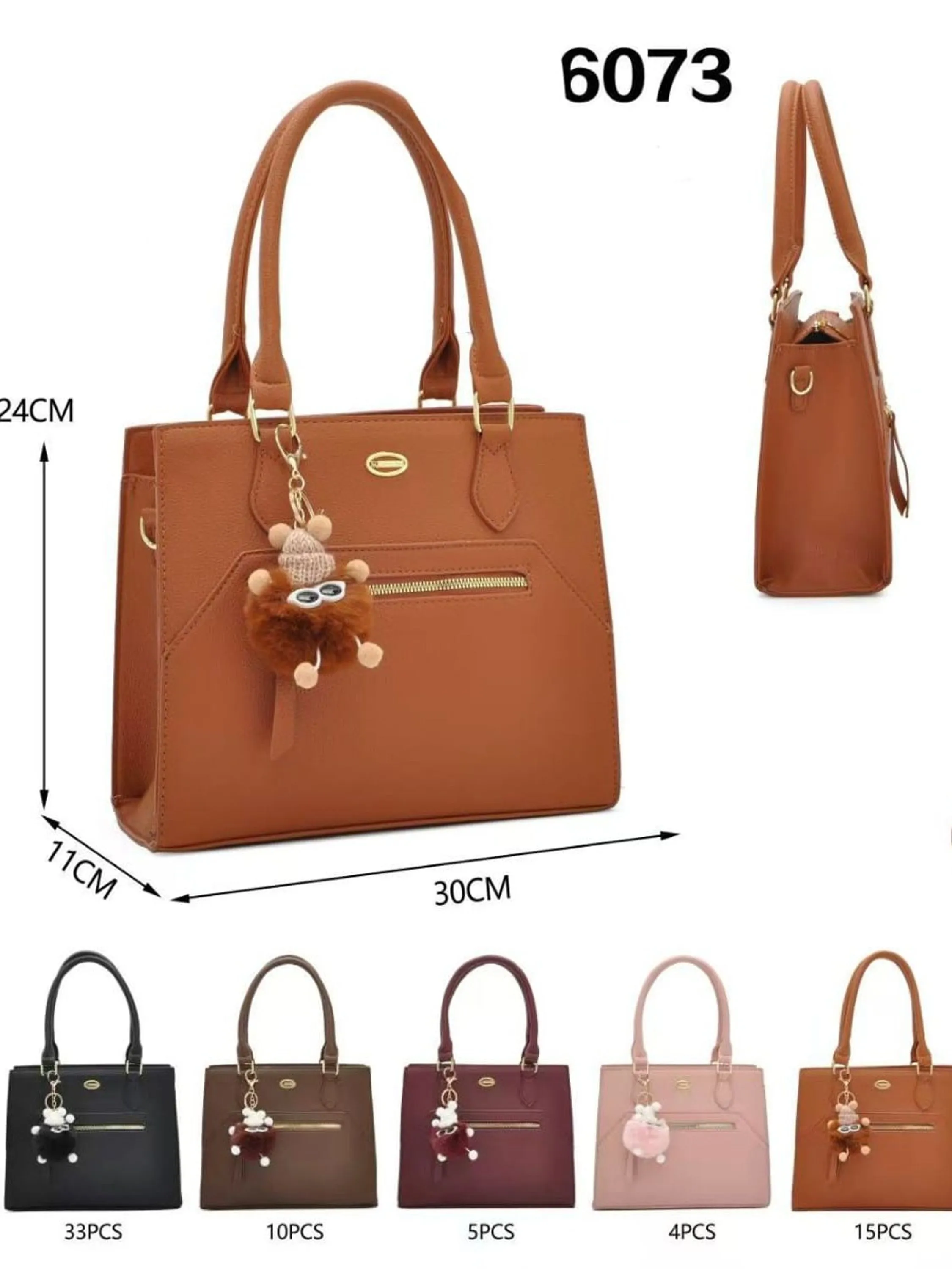 Bolsa Feminina Grande Casual Alça Dupla Transversal 6073#