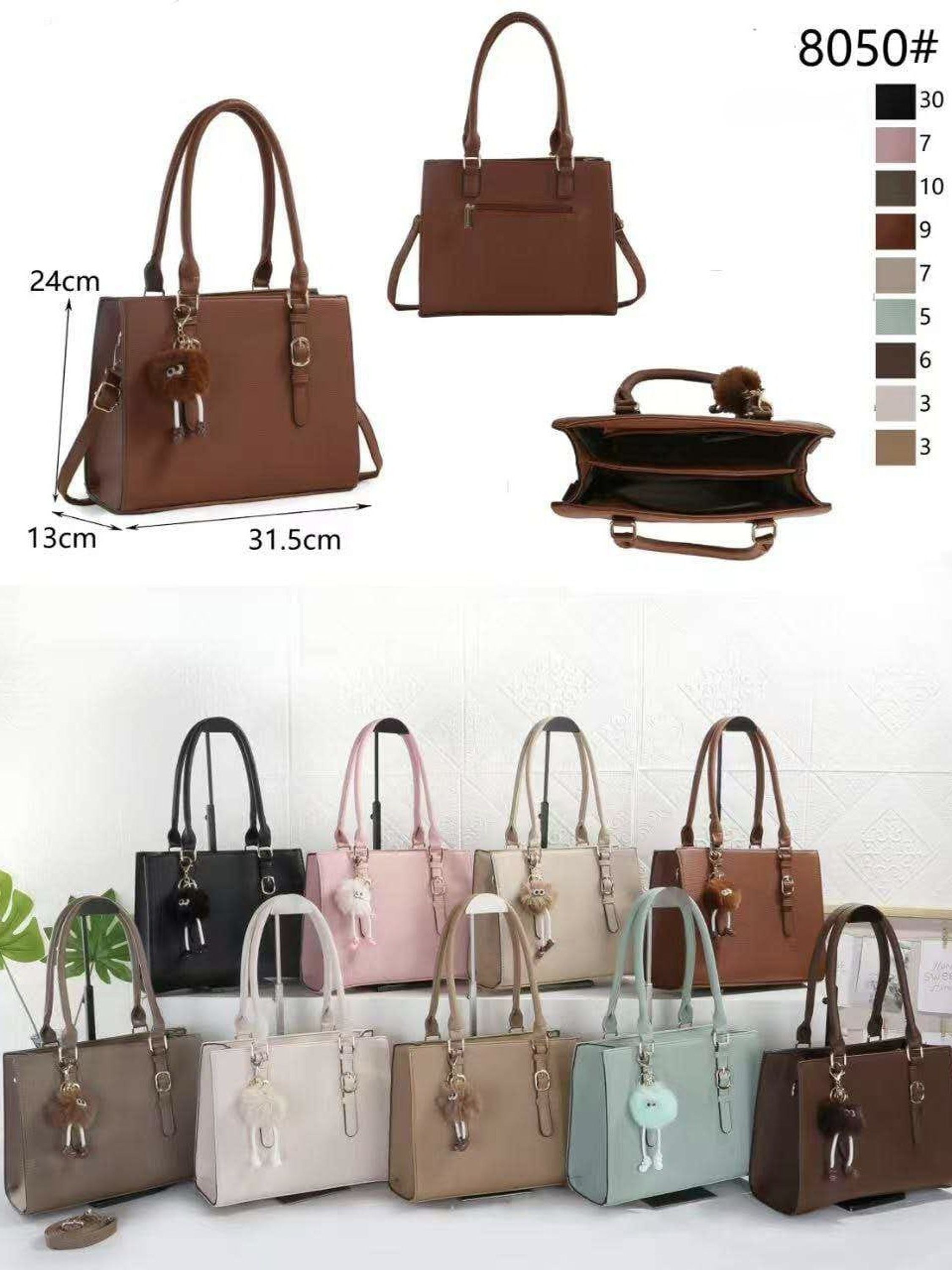 Bolsa Feminina grande espaçosa Trabalho Transversal 8050#