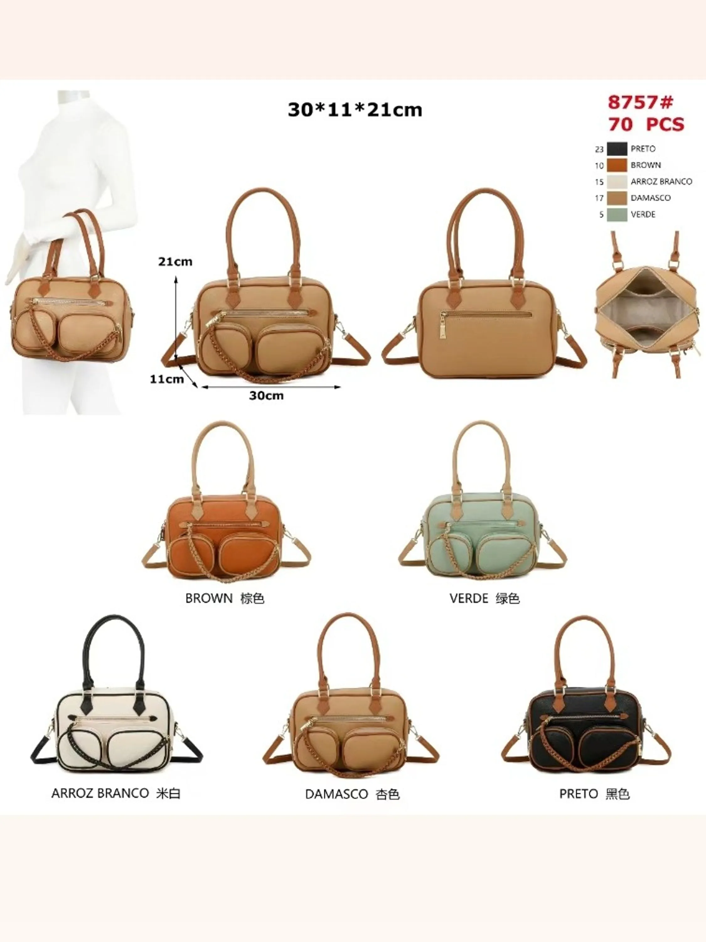 bolsa feminina 8757