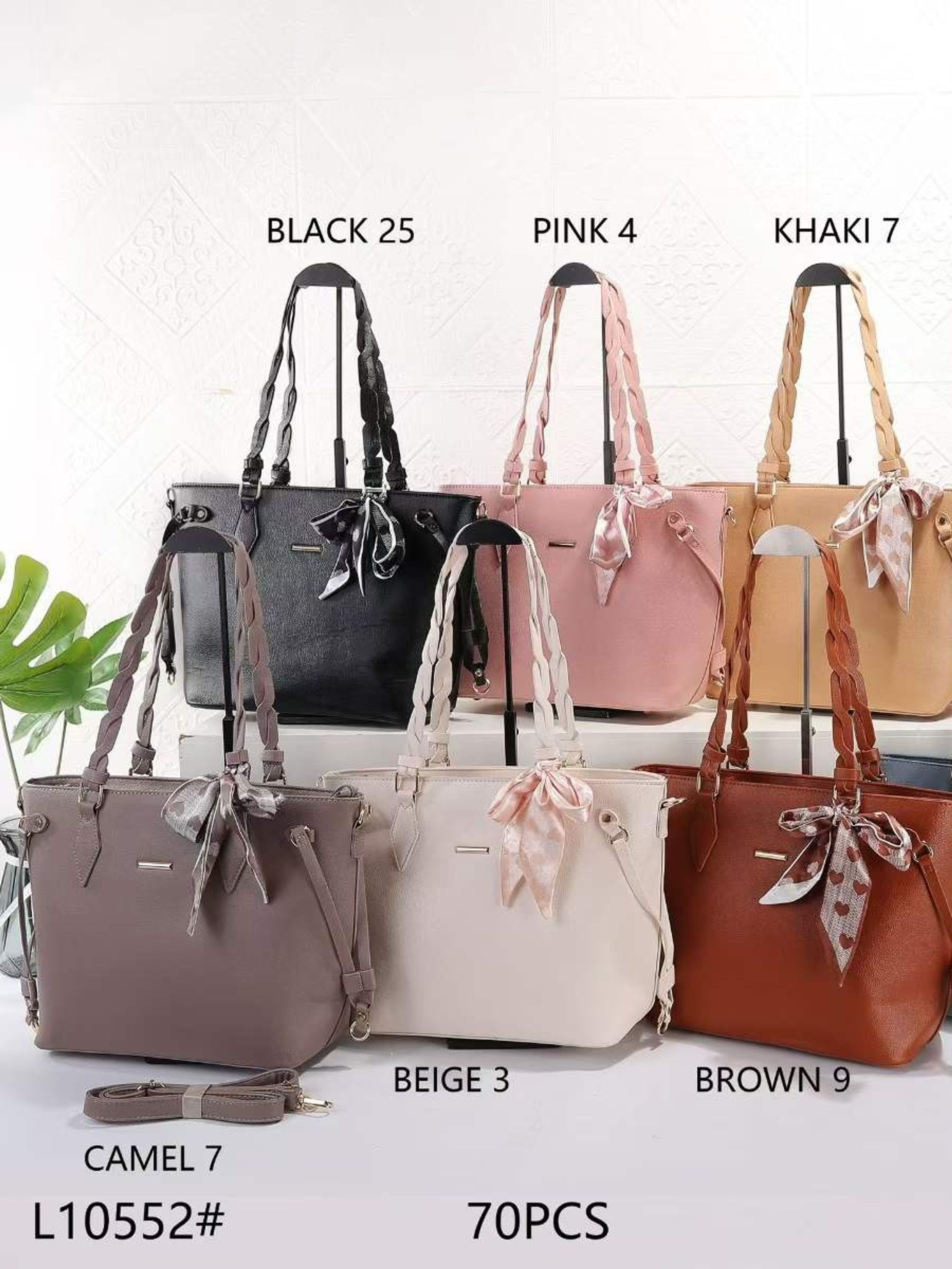 Bolsa feminina L10552# com lenço junto