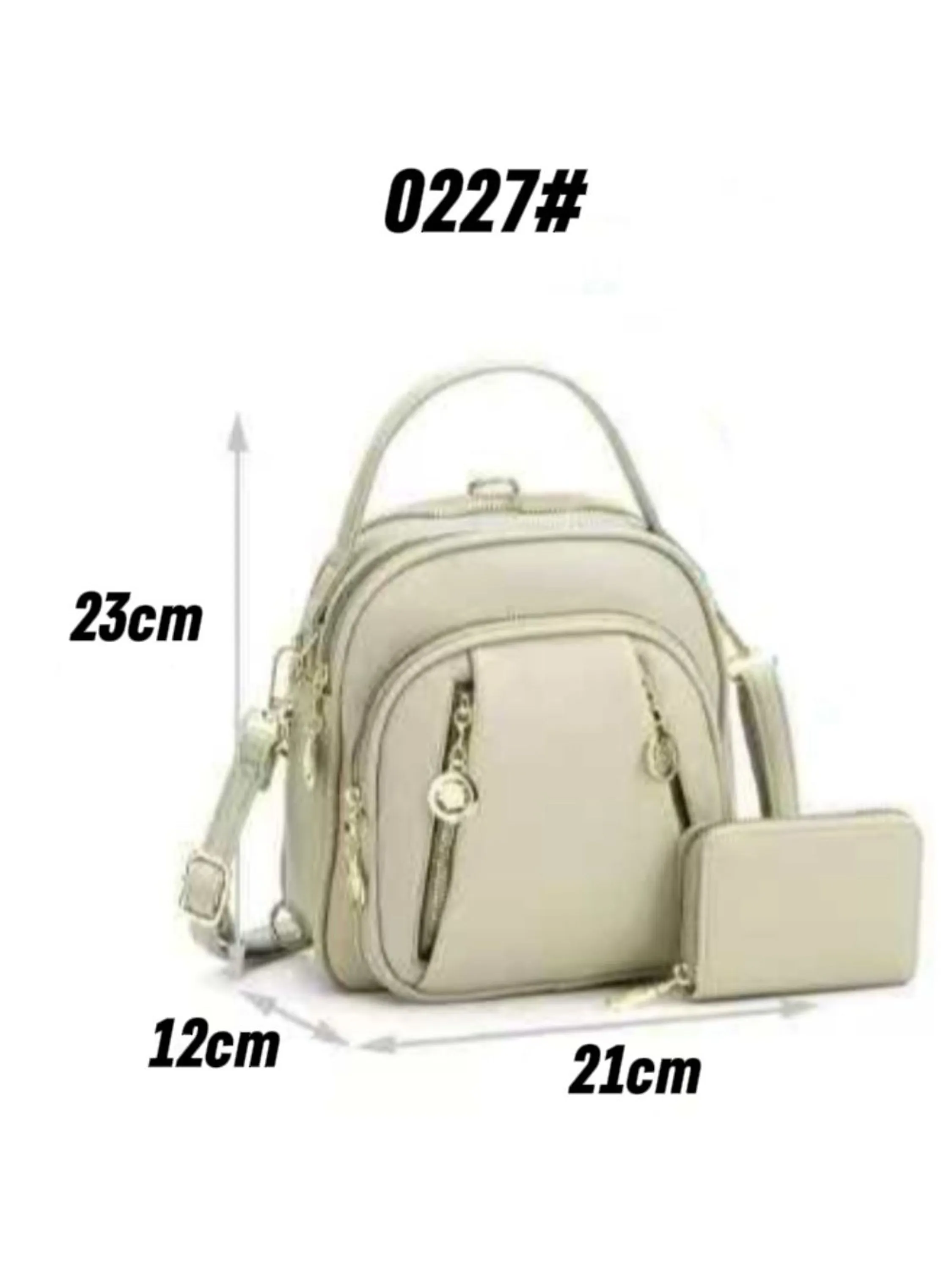 Mochila de courinho feminina 0227#