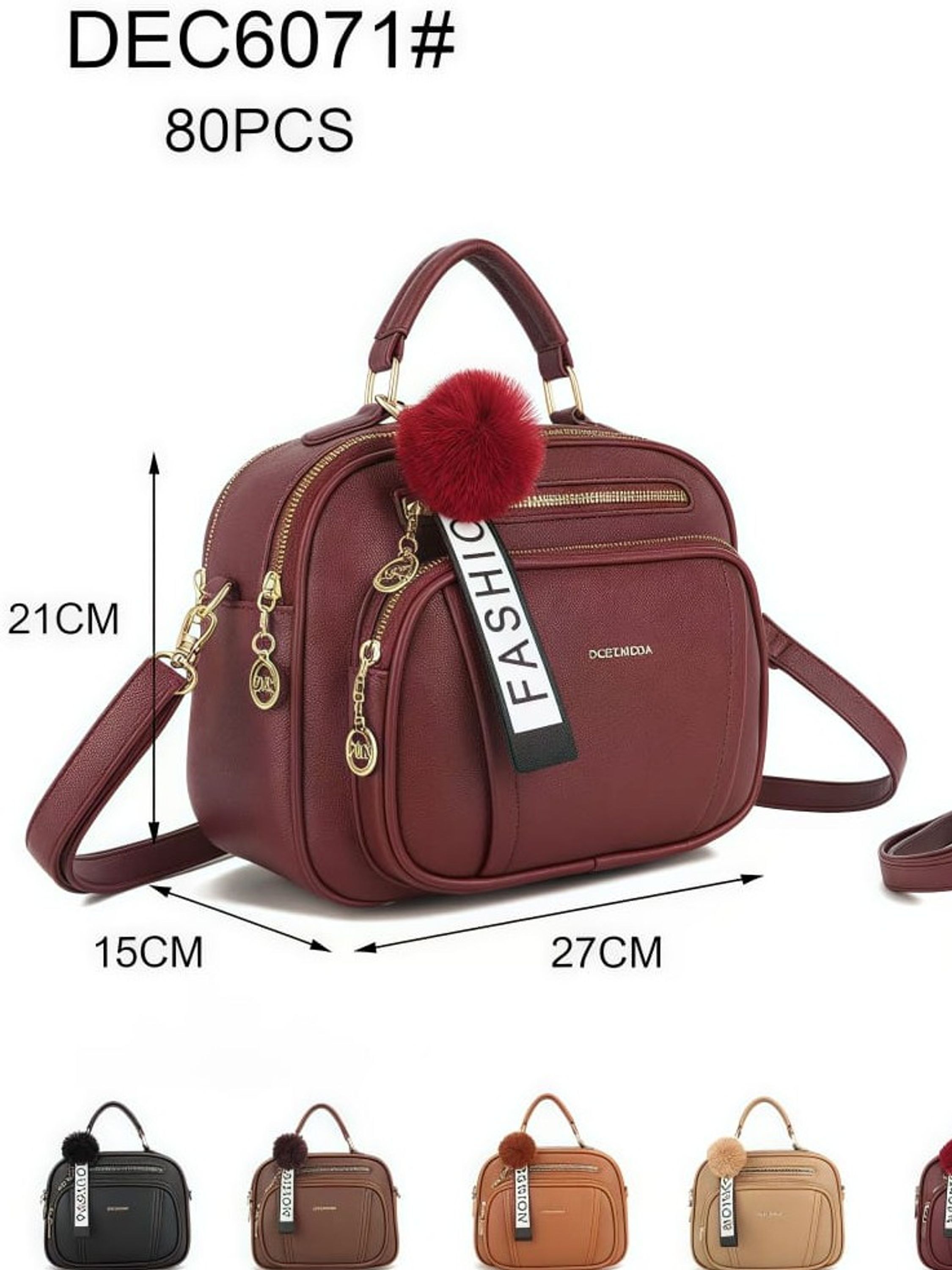 Bolsa Feminina trabalho estilo Tiracolo Baú 6071#