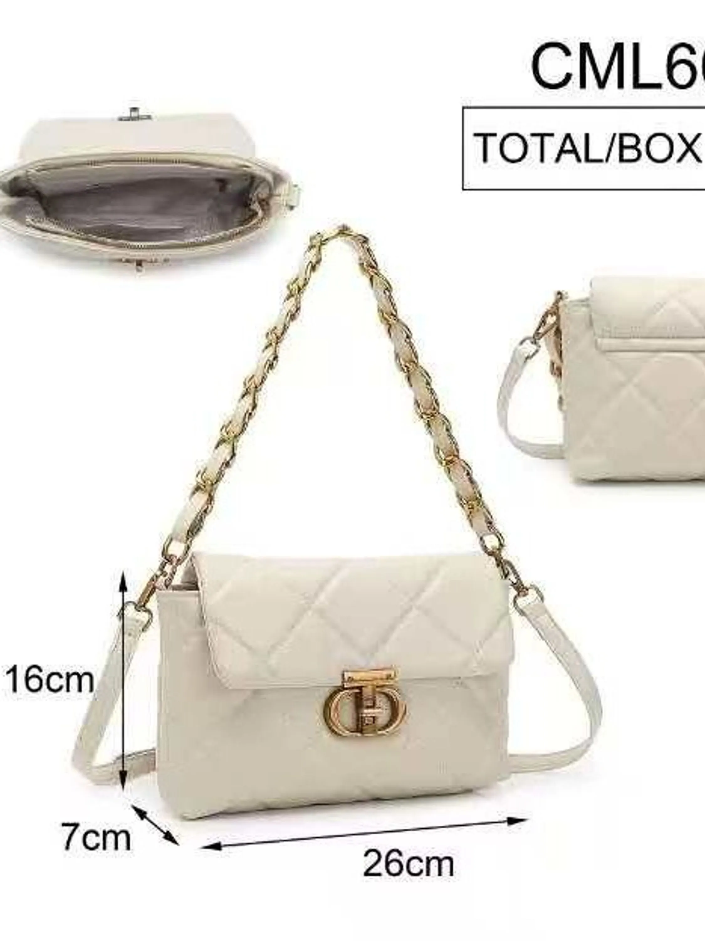 Bolsa feminina com 2 alças CML6004#