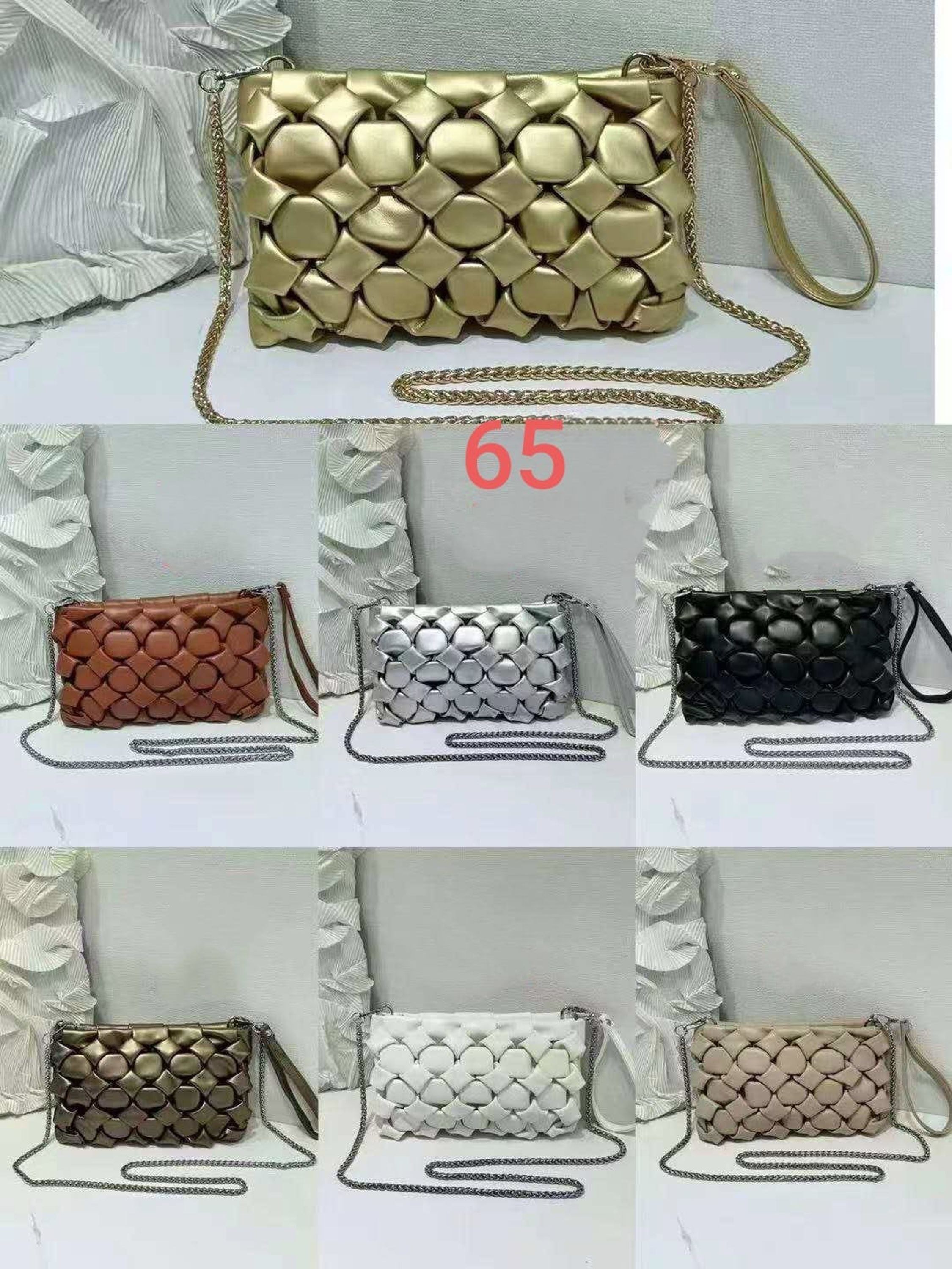 Bolsa feminina transversal e de mão