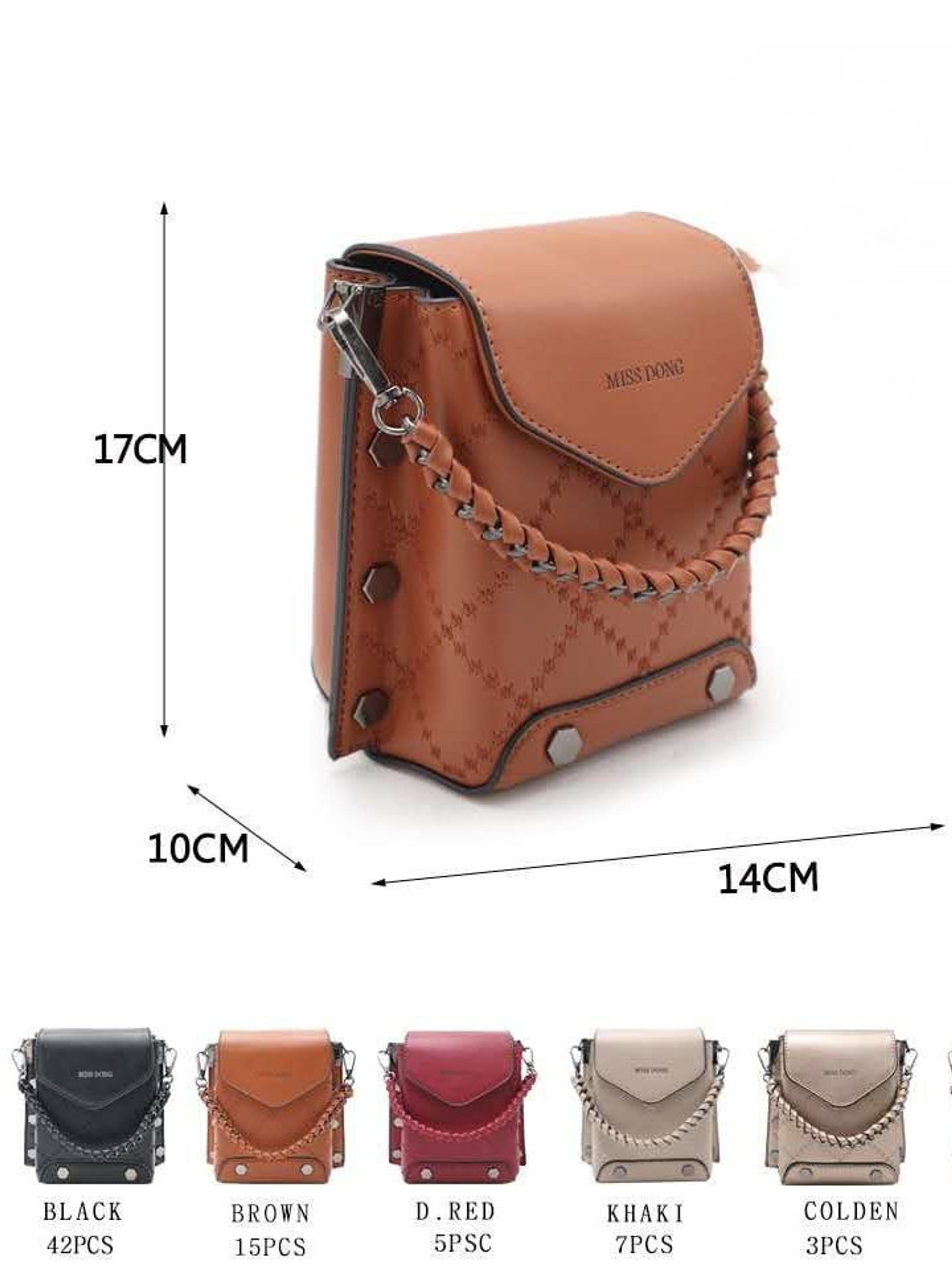 Bolsa novidade feminina com alca de ombro e mão 000591#