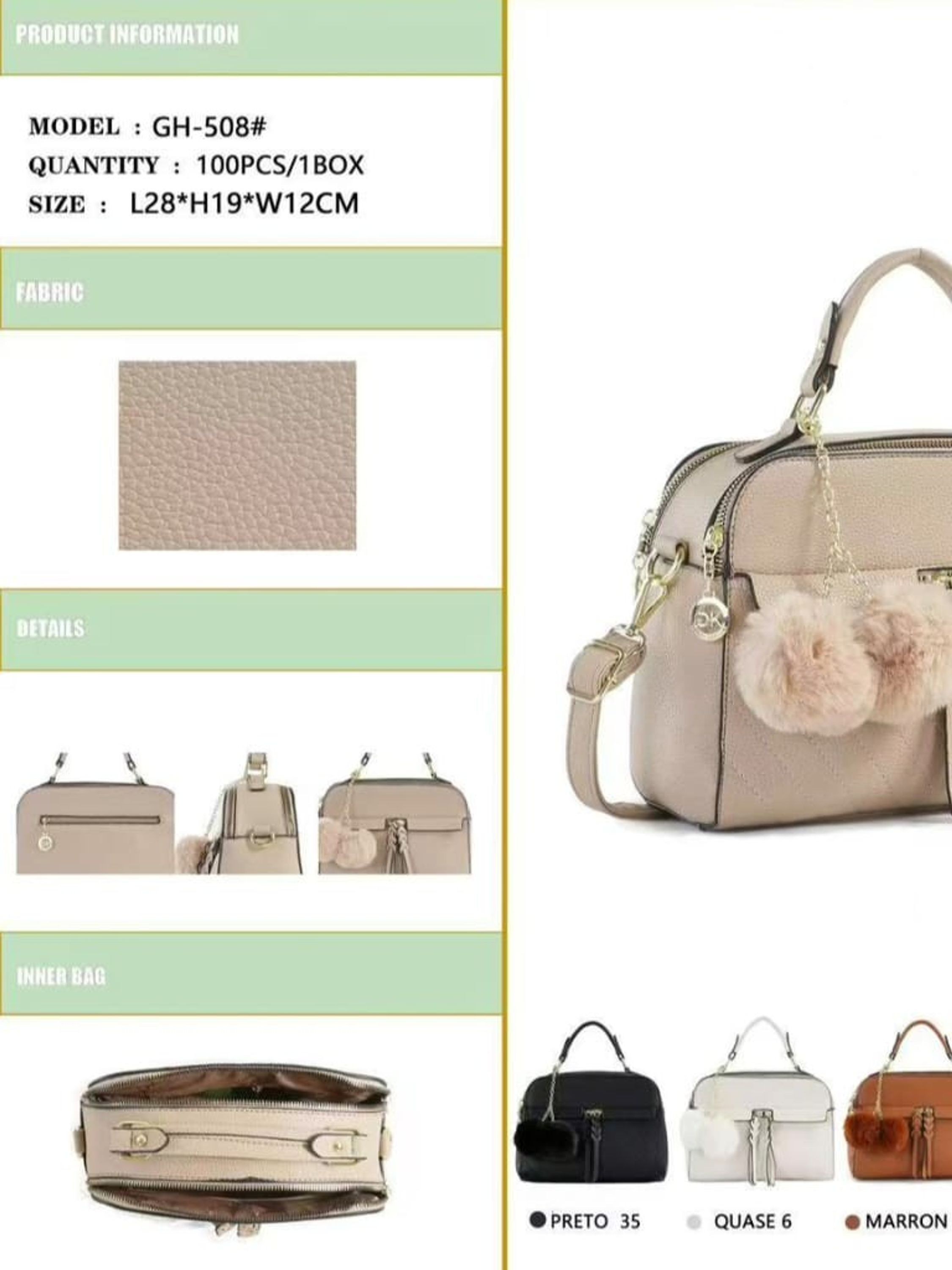 Bolsa transversa e baú GH-508#