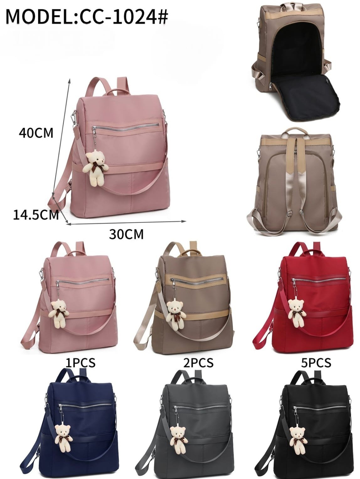 Mochila casual cc-1024#