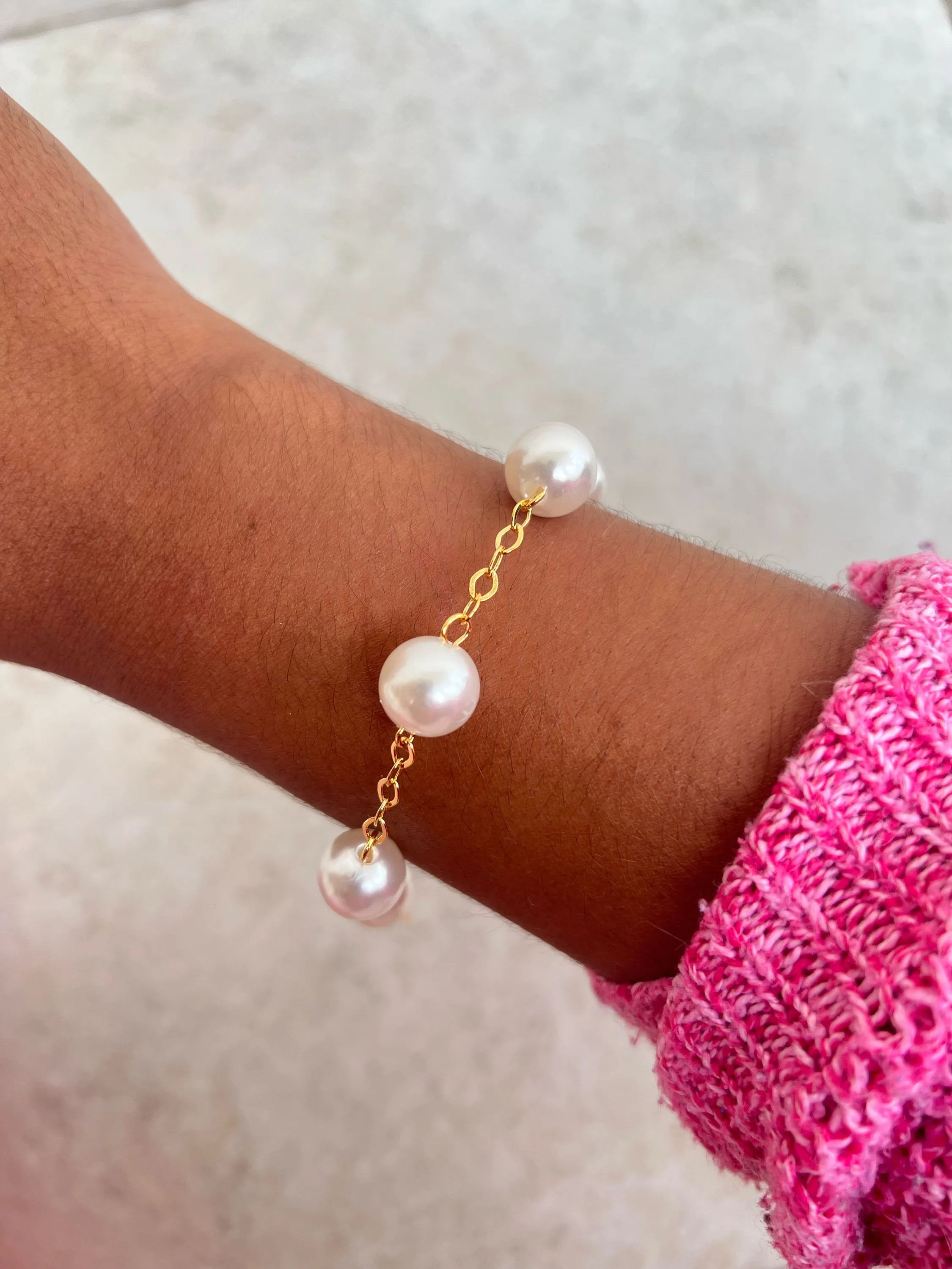 Pulseira pérolas