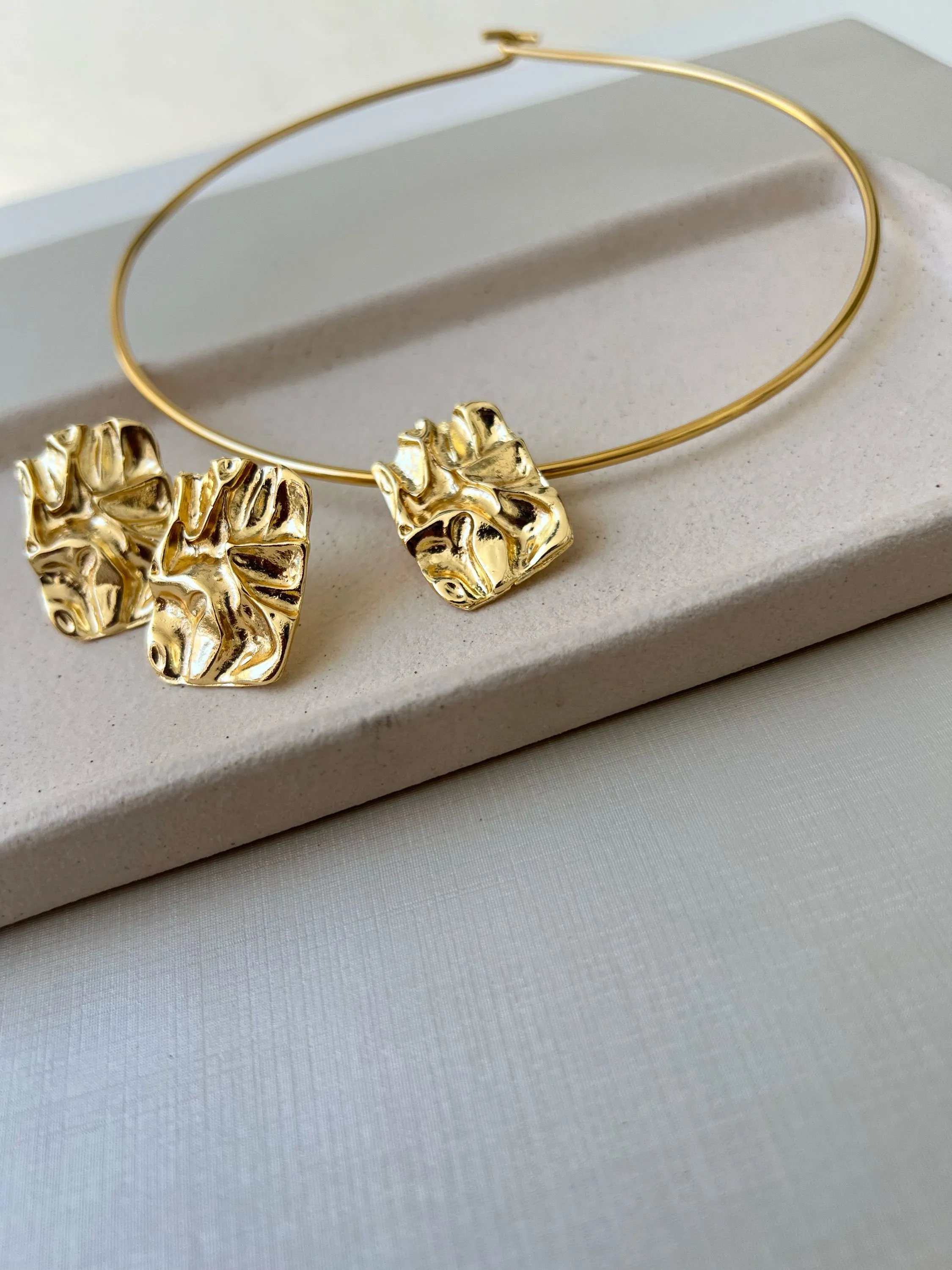 Conjunto Choker e brinco