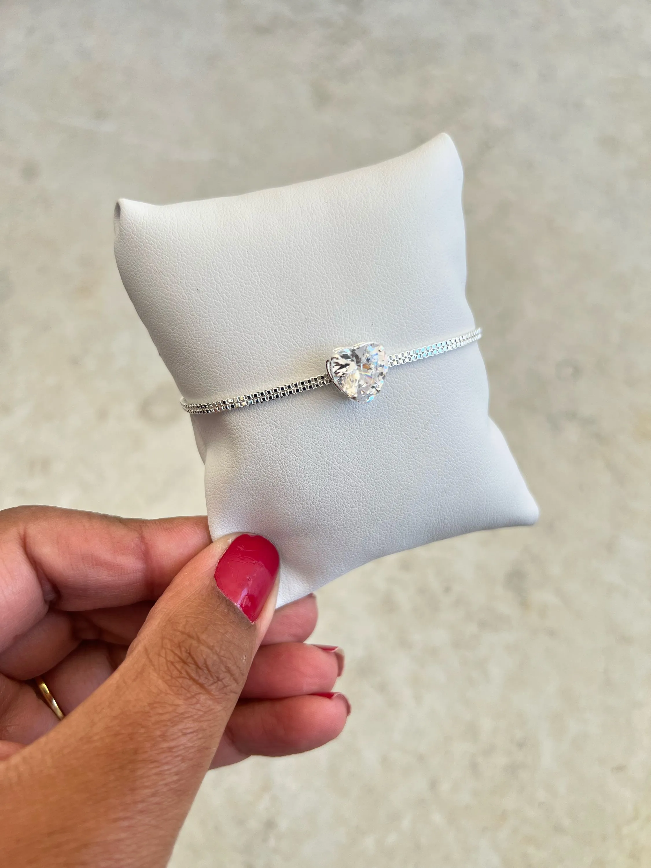 Pulseira fita com ponto de luz