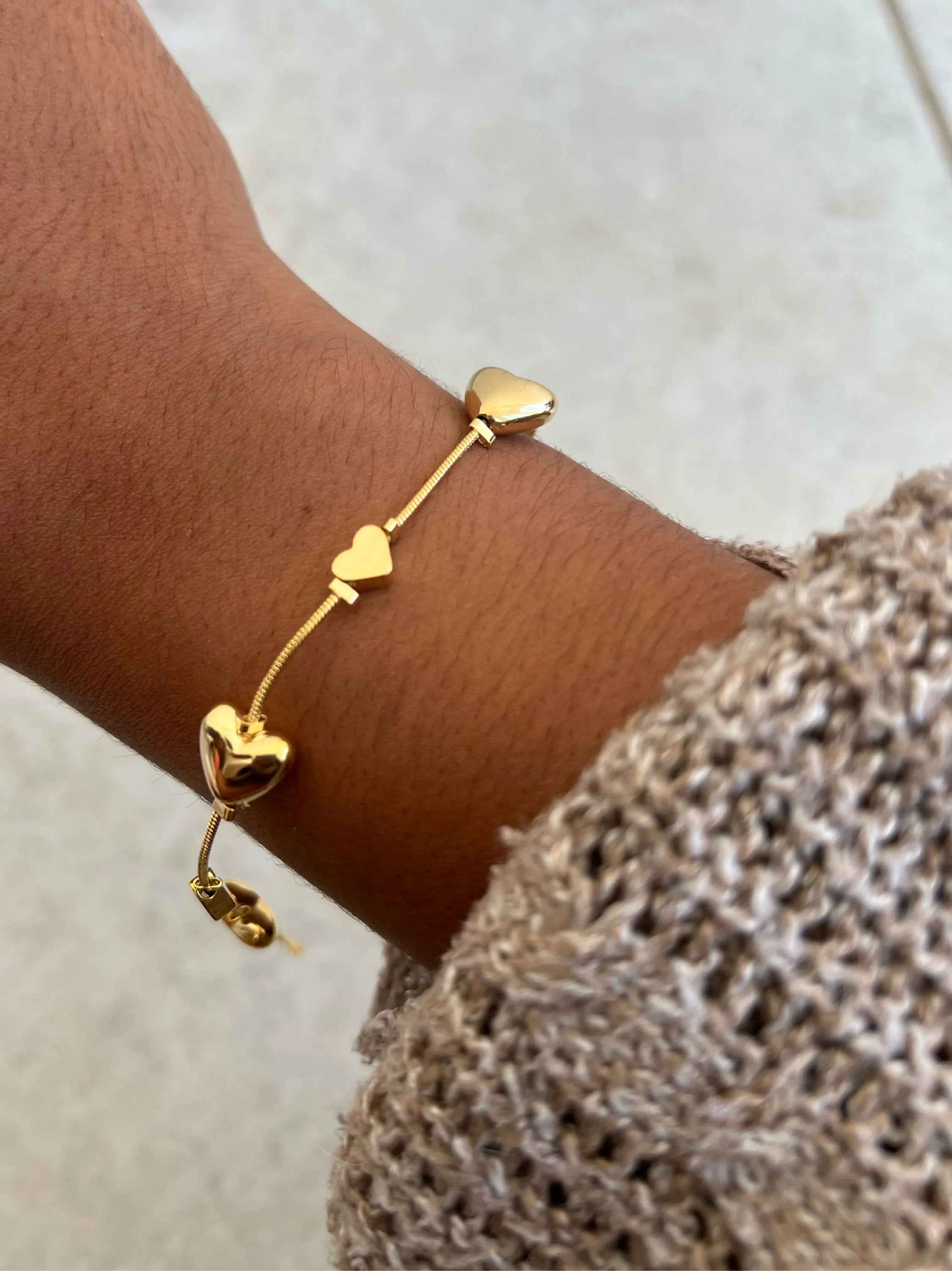 Pulseira coração