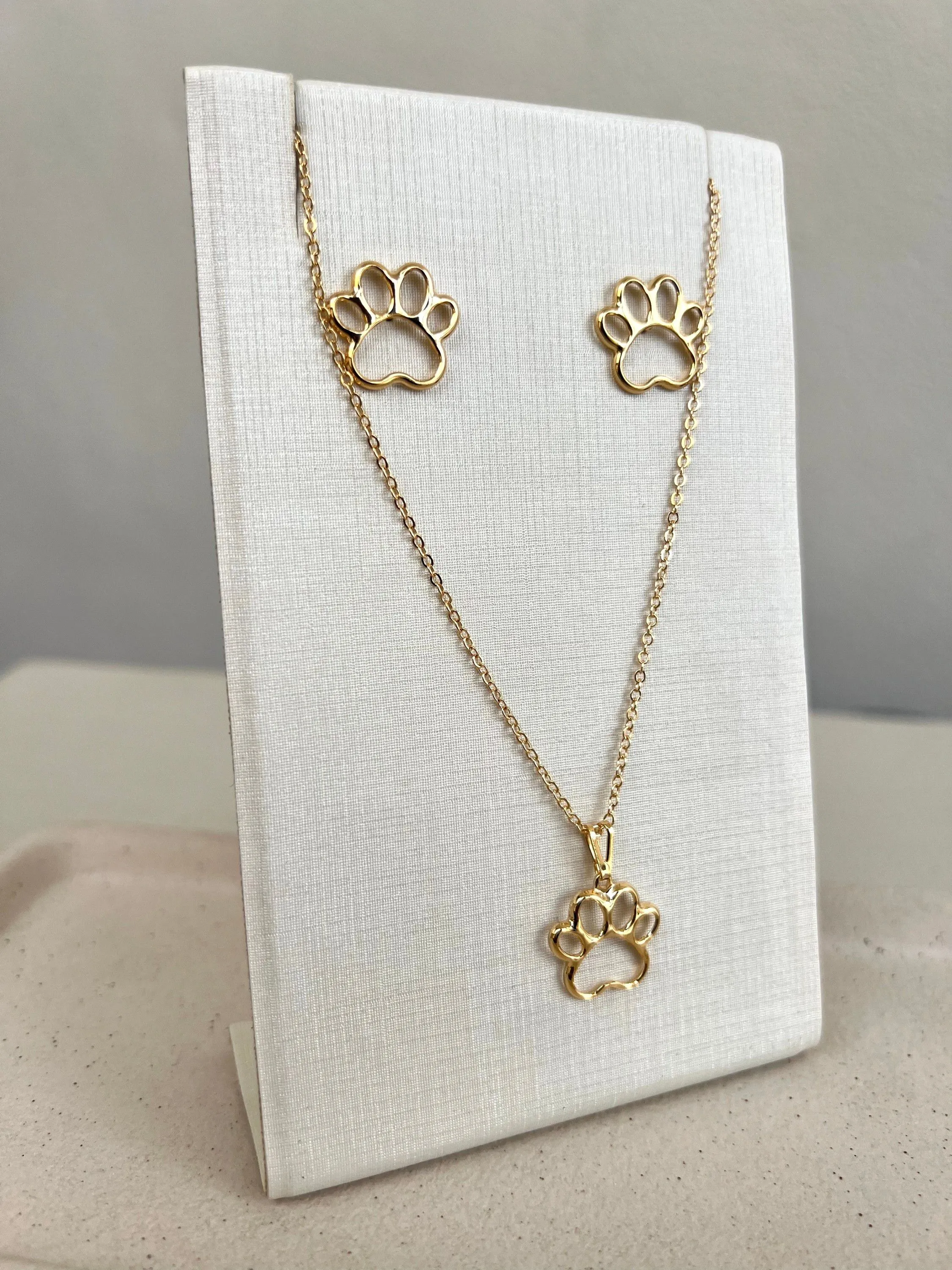 Conjunto delicado patinha pet