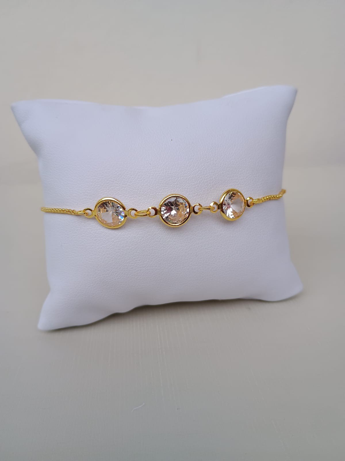 Pulseira regulável com pontos de luz