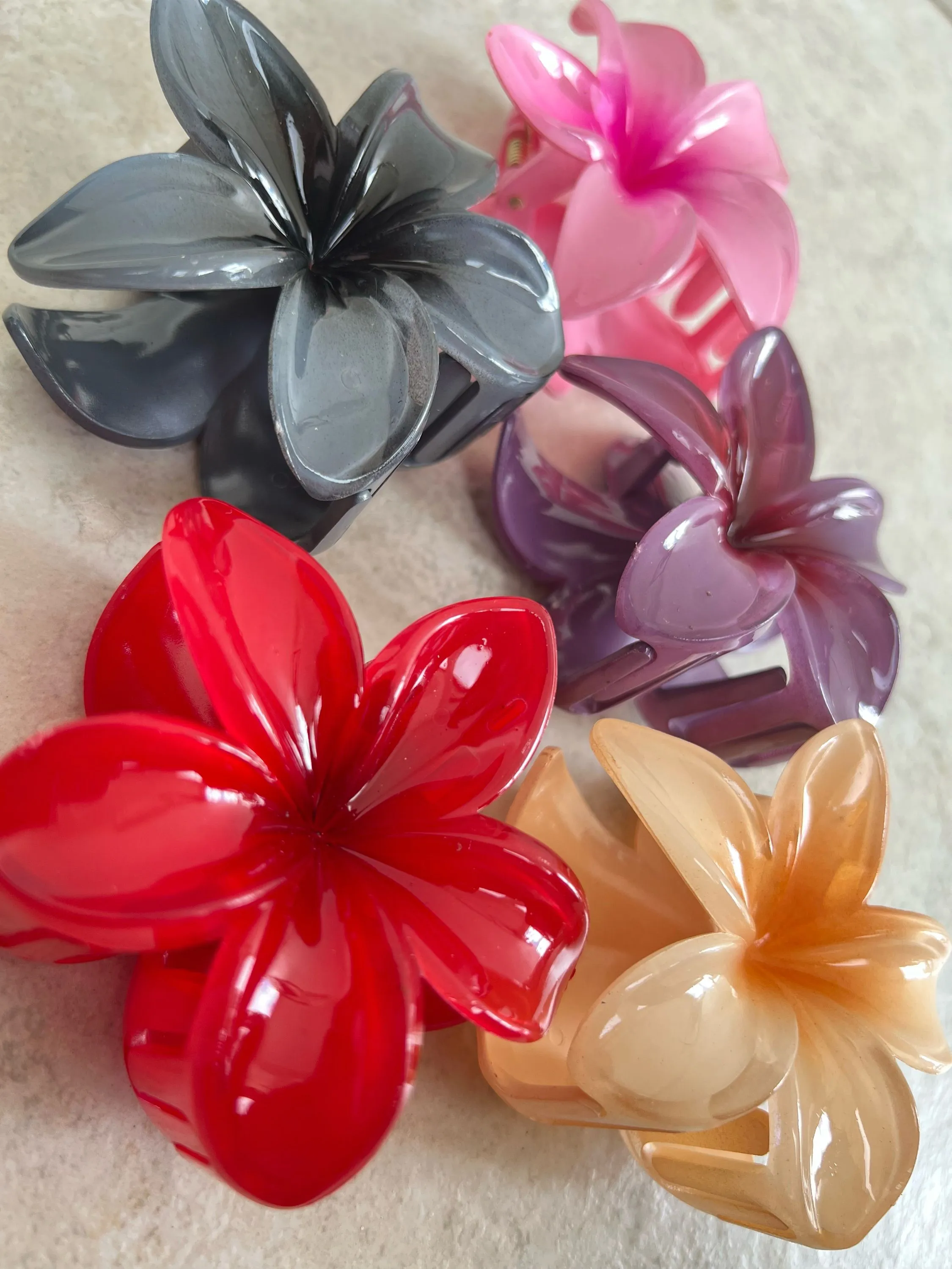 Prendedor para cabelo flor